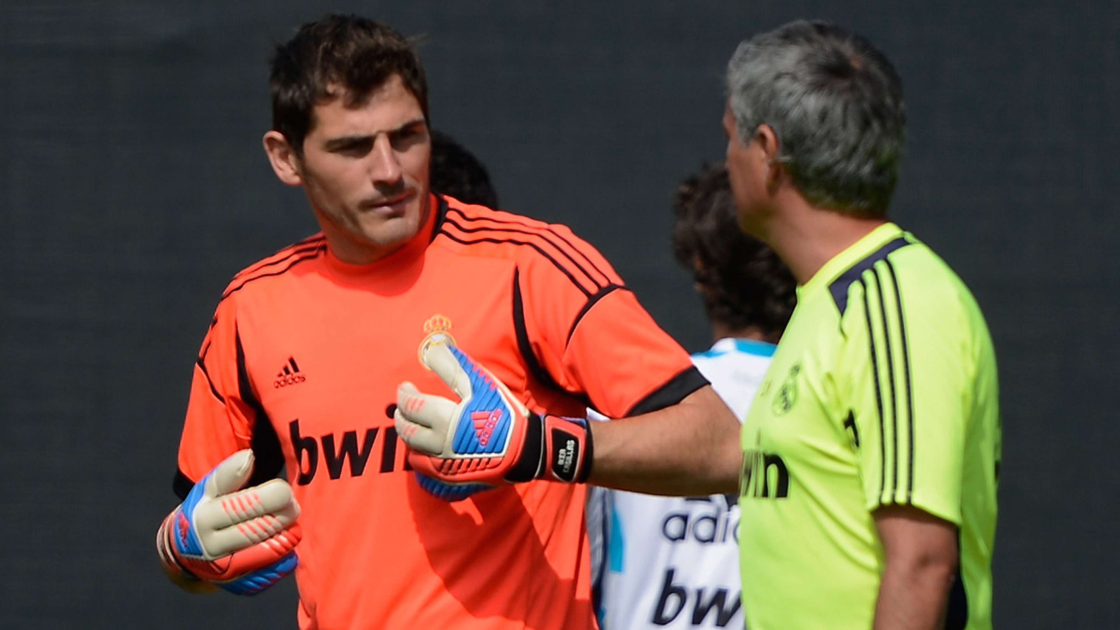 Iker Casillas Jose Mourinho Real Madrid 01082012