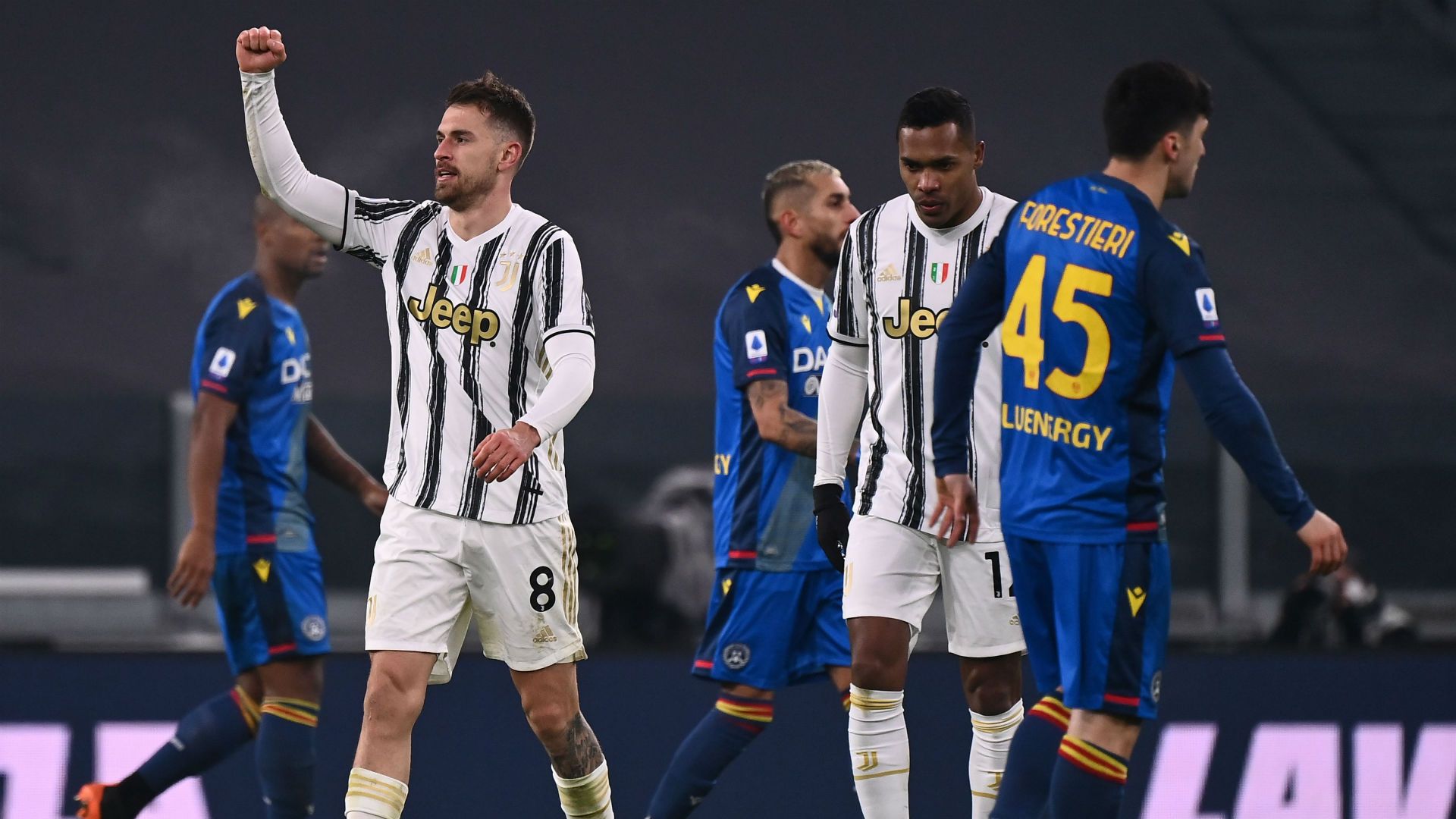 Aaron Ramsey Juventus Udinese