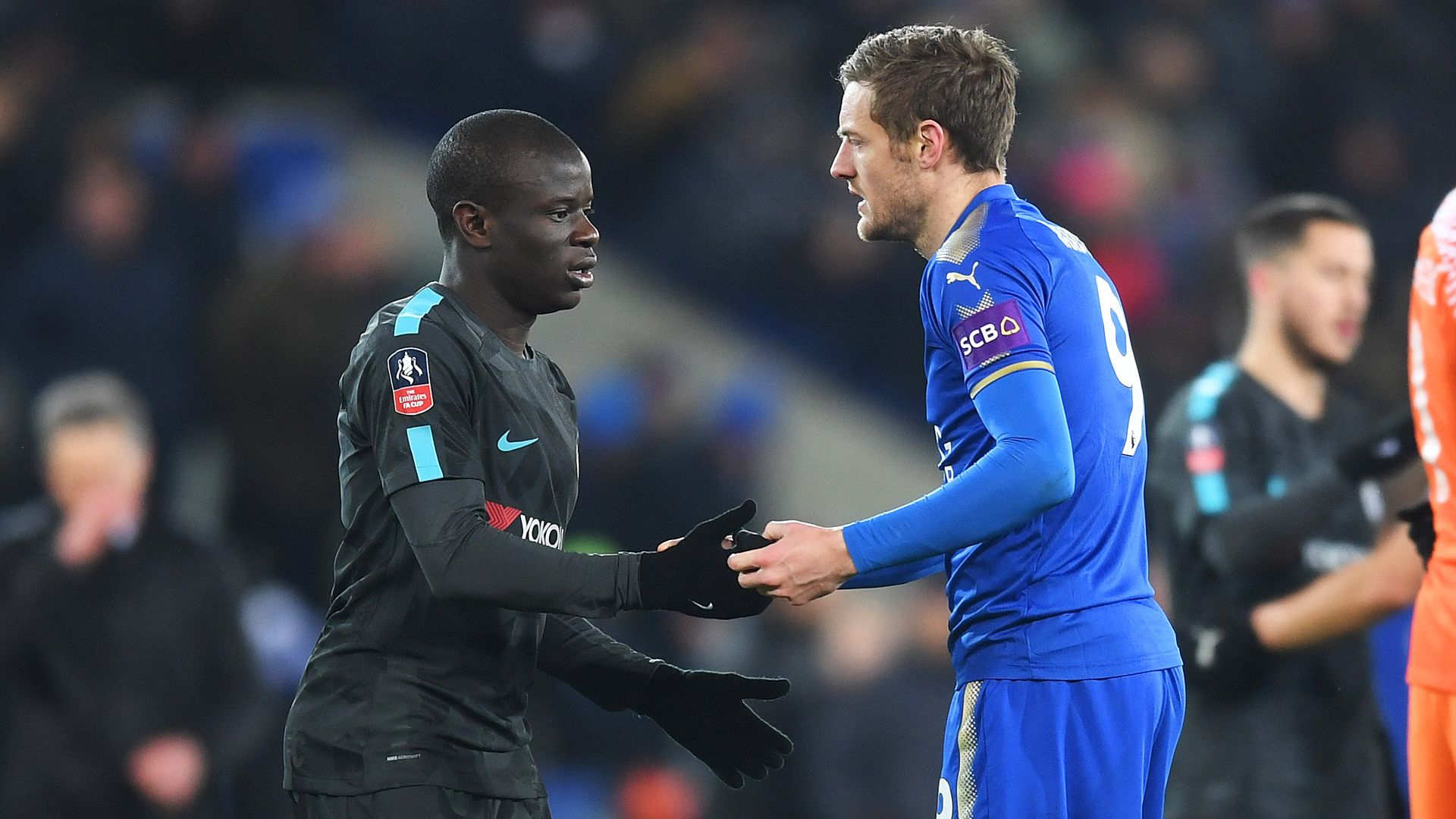Jamie Vardy N'Golo Kante FC Chelsea Leicester