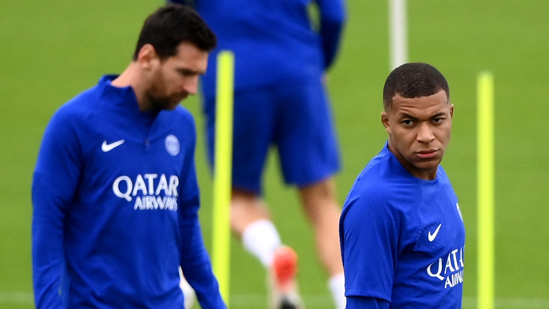 Kylian Mbappe Lionel Messi PSG