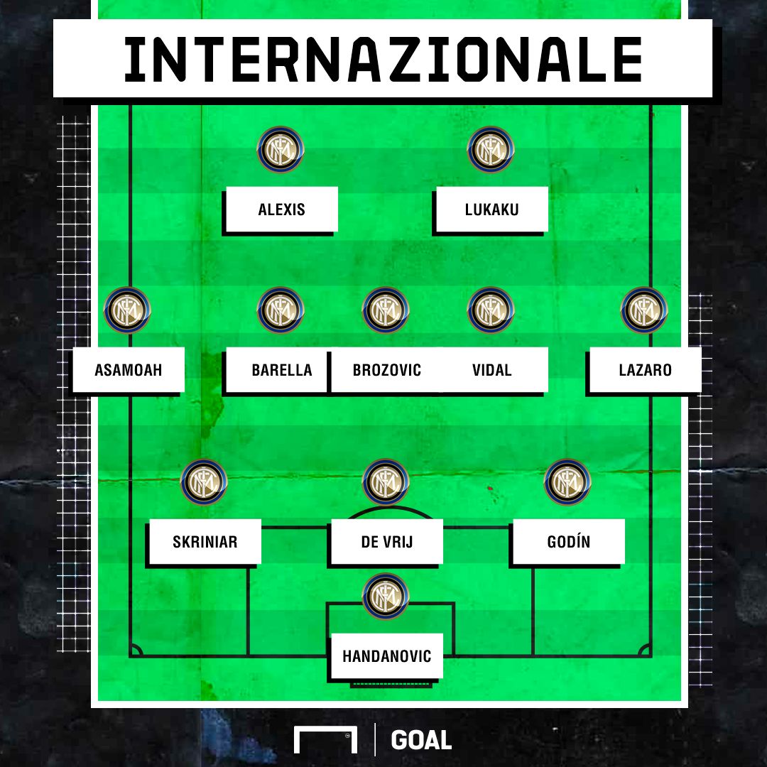 Xi Inter 2019-20 con Alexis y Vidal