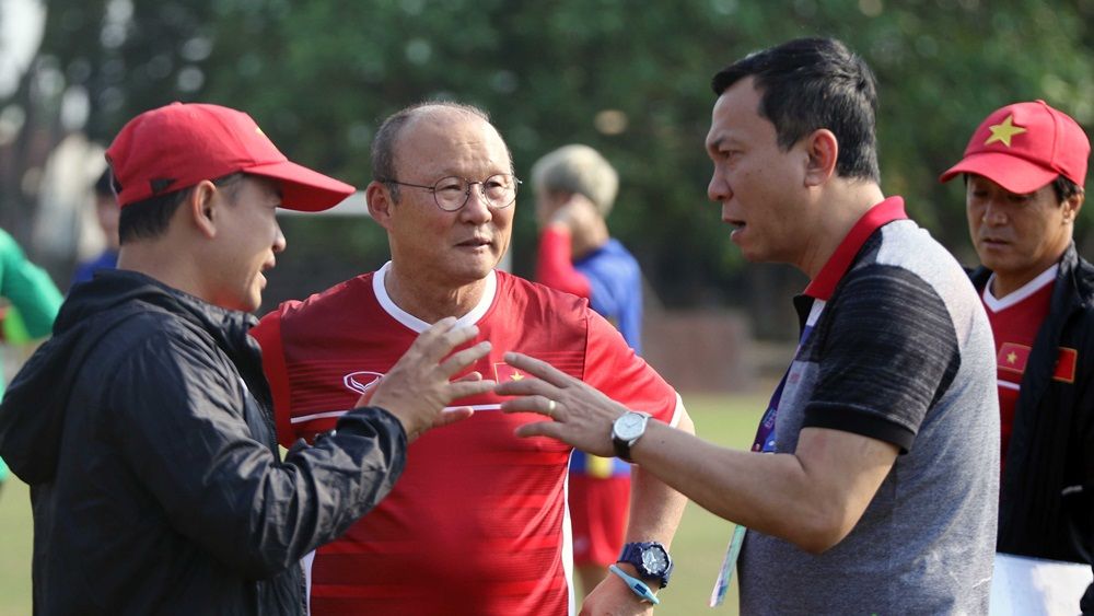 Olympic Việt Nam tập luyện chiều 15/8