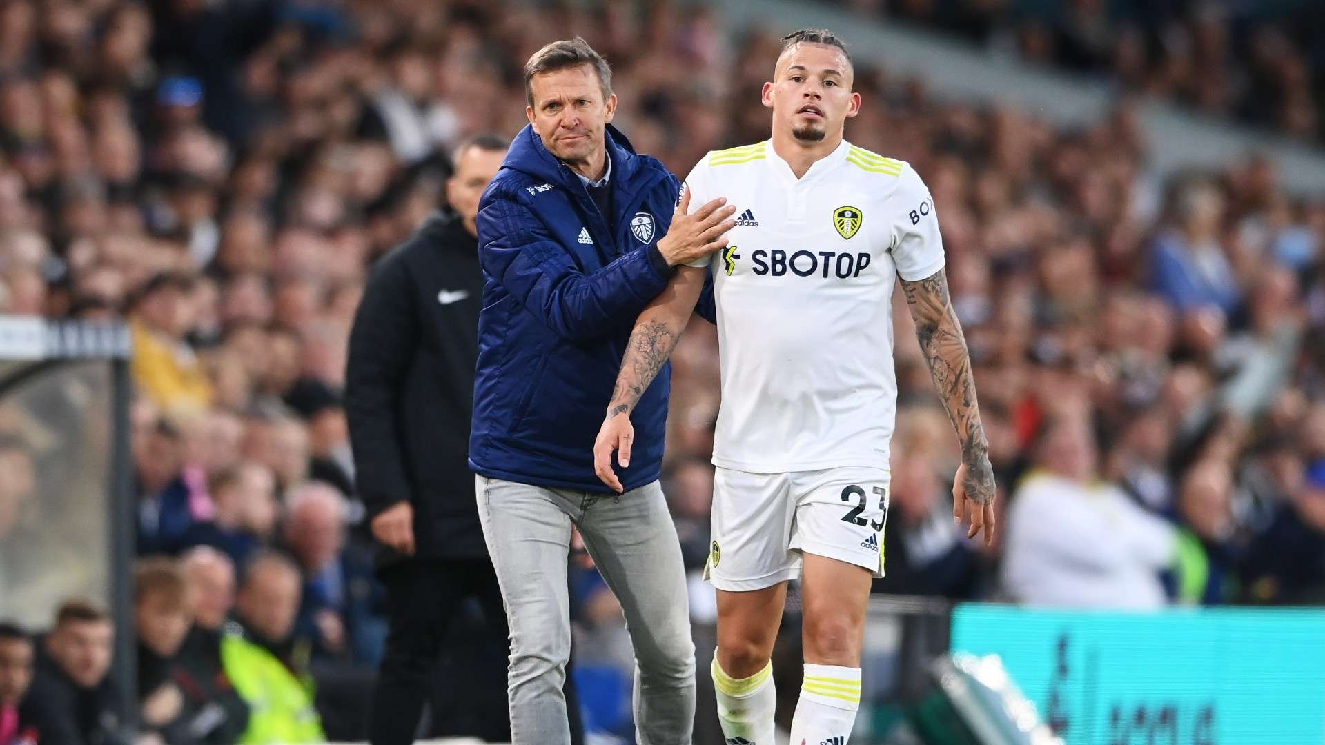 Jesse Marsch Kalvin Phillips Leeds United 2021-22