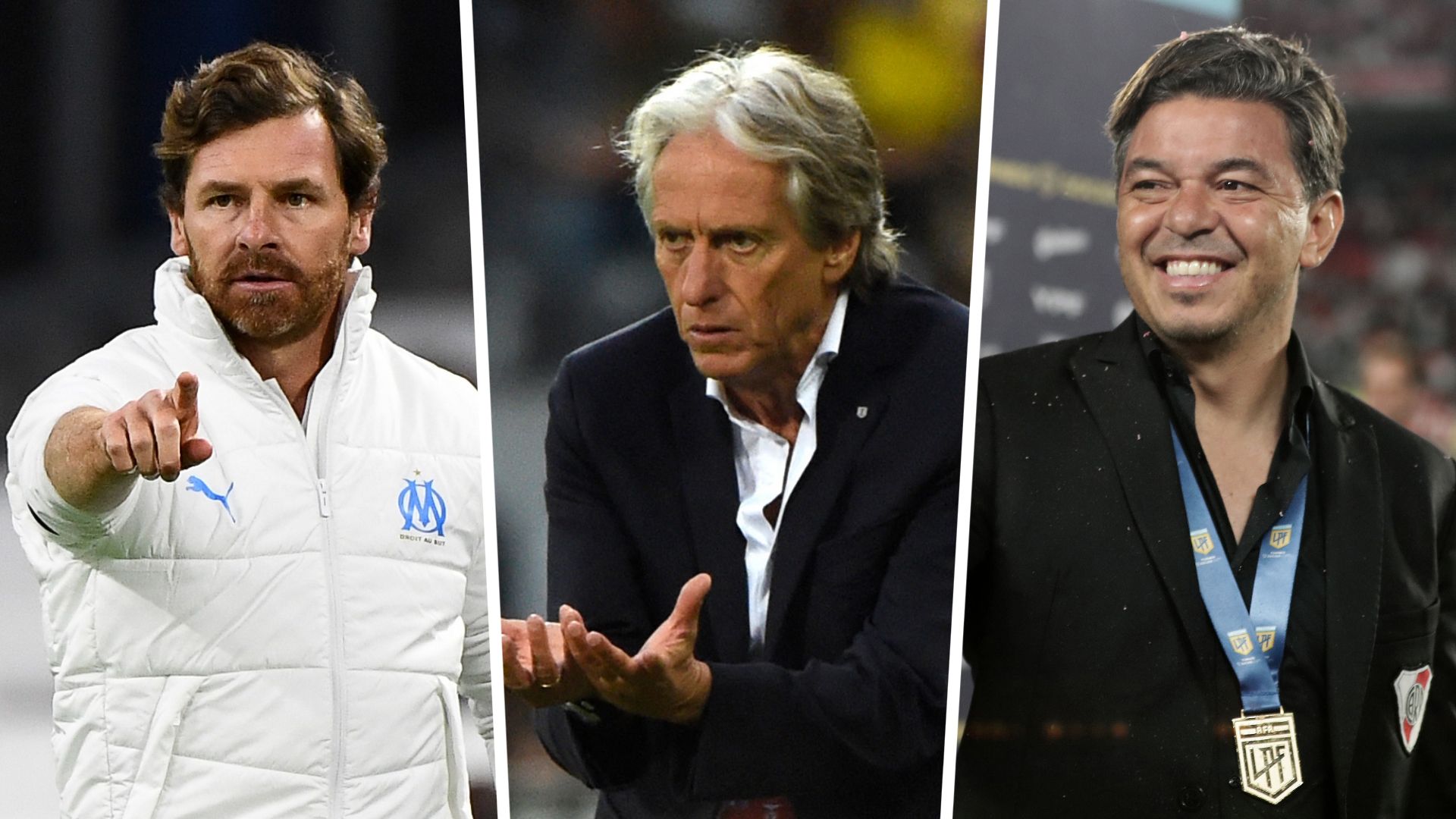 Flamengo - Jorge Jesus, Gallardo e Villas-Boas