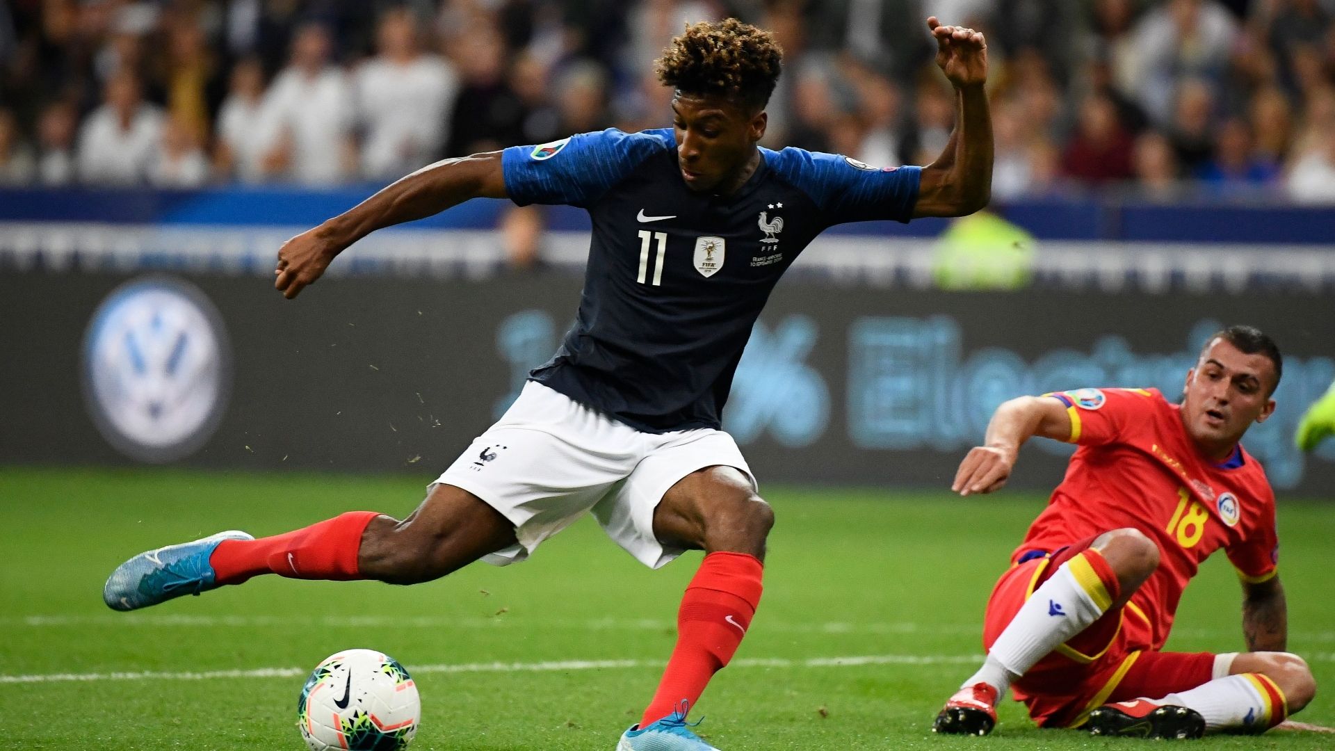 Kingsley Coman, France vs Andorra