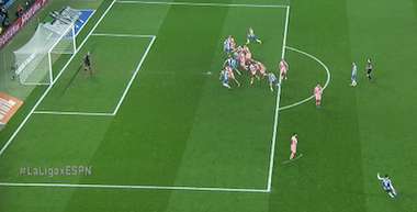 Gol offside de Duarte al Barça