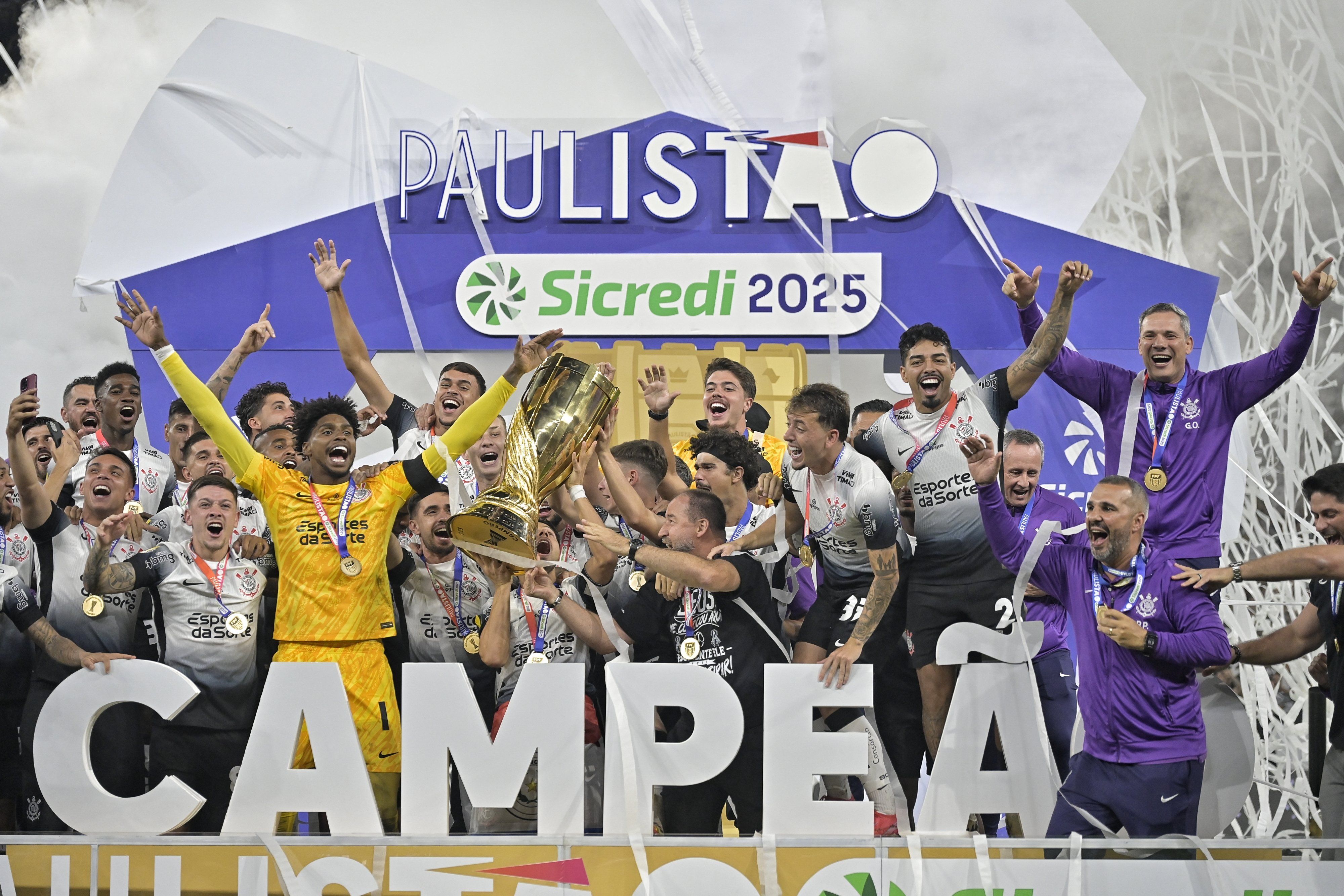 Corinthians campeão paulista de 2025