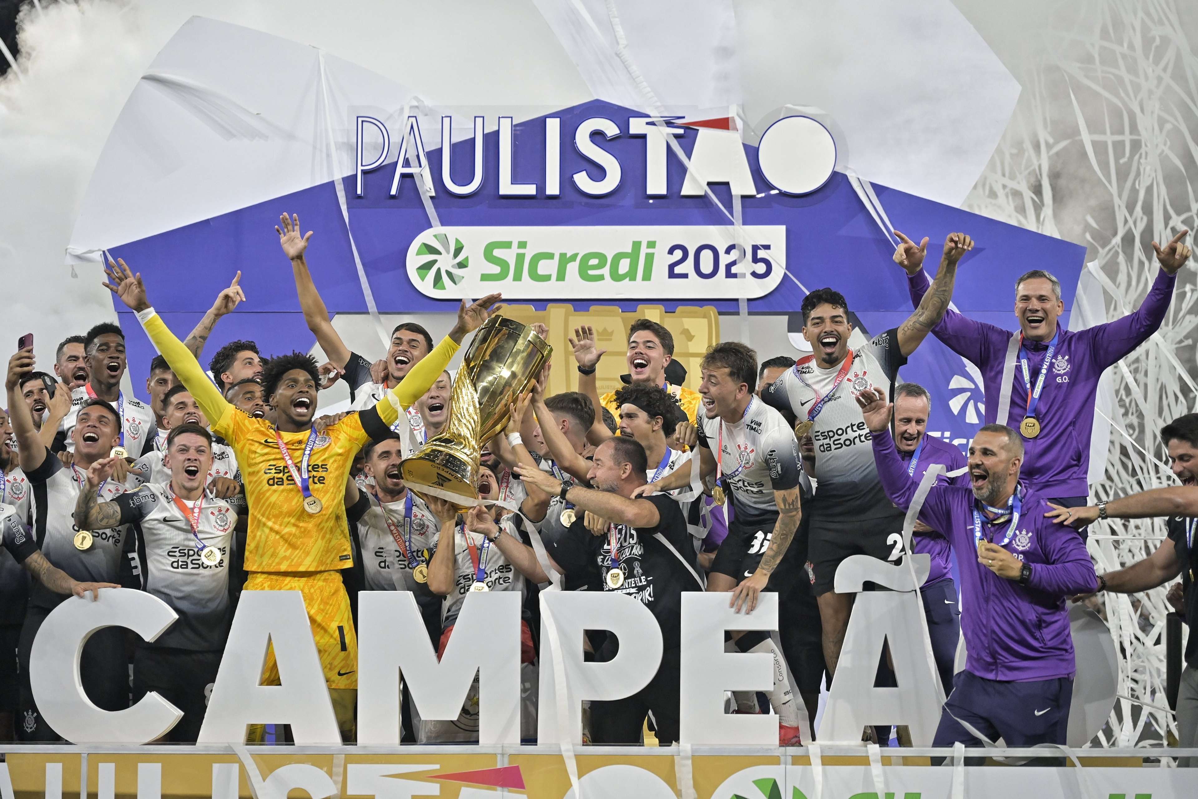 Corinthians campeão paulista de 2025