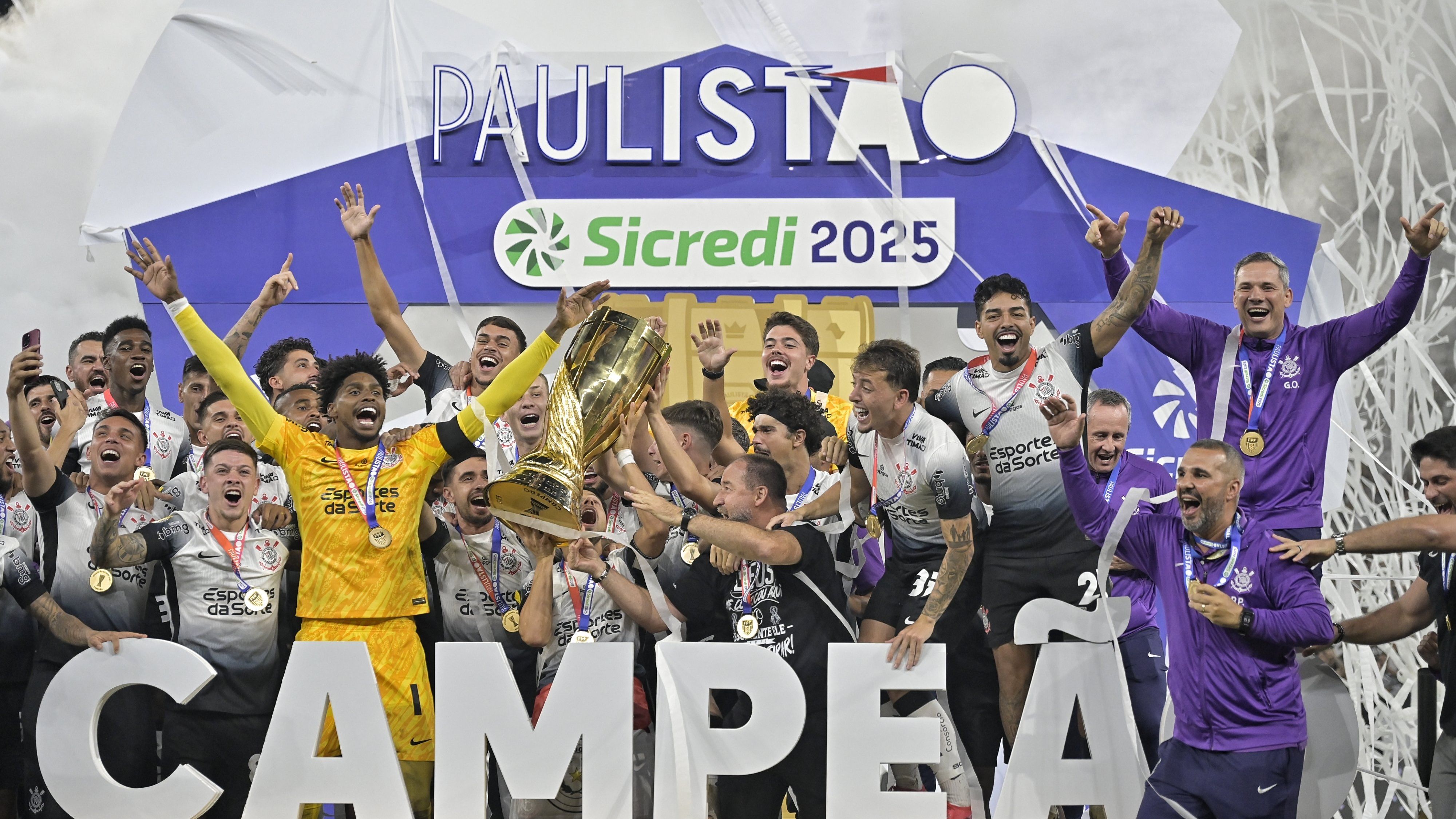 Corinthians campeão paulista de 2025