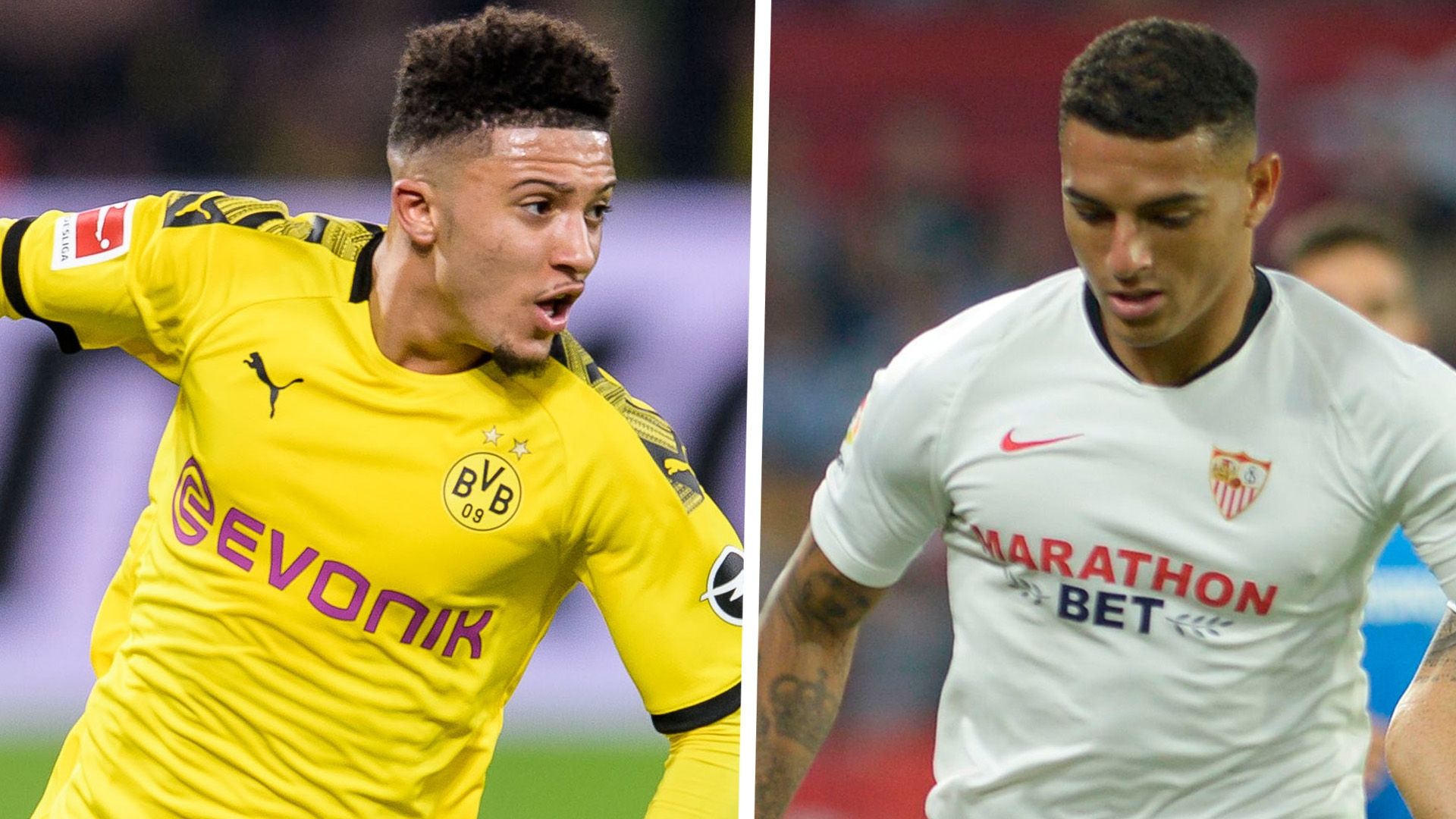 Jadon Sancho Diego Carlos 2019-20