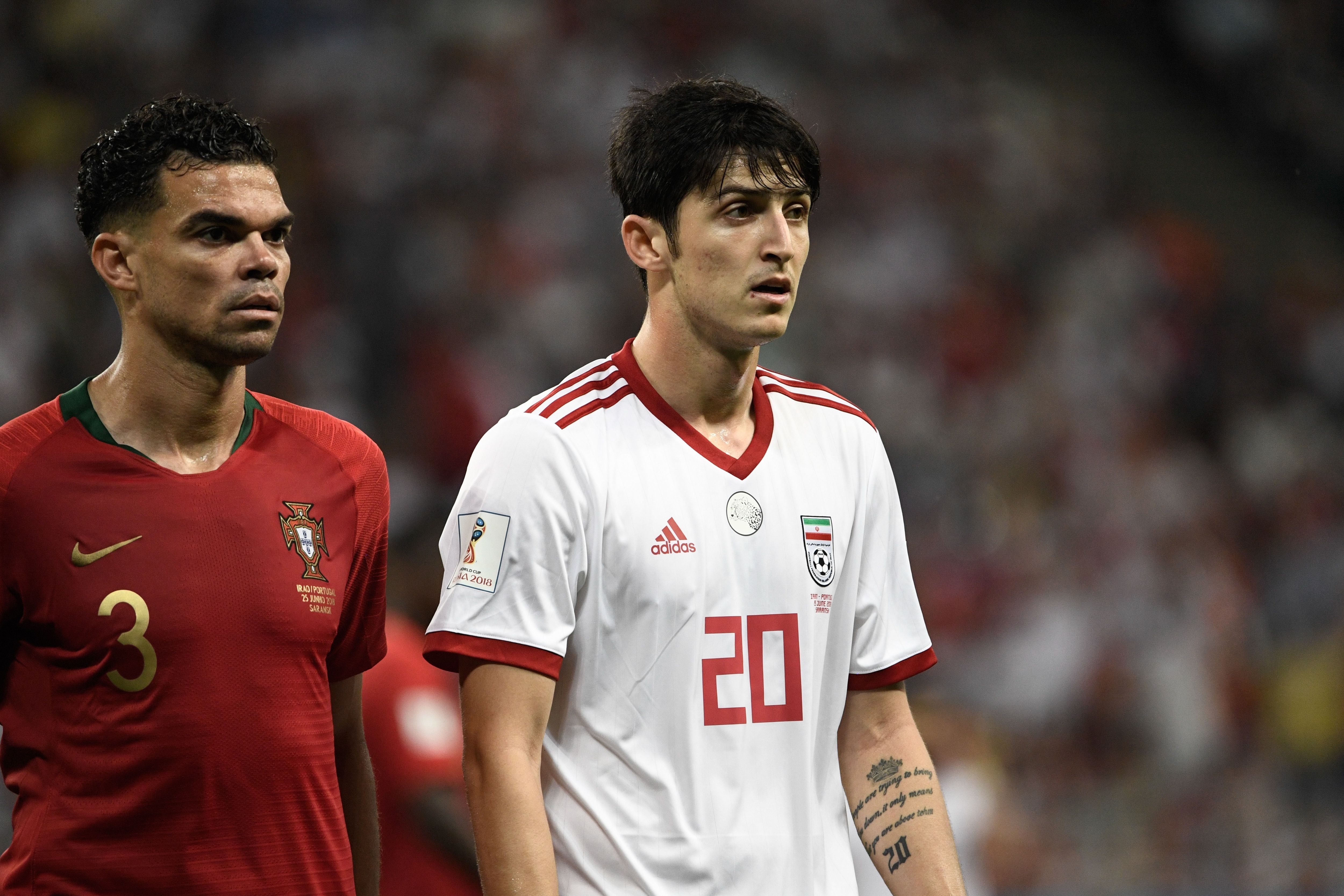 Pepe & Sardar Azmoun - Iran v Portugal