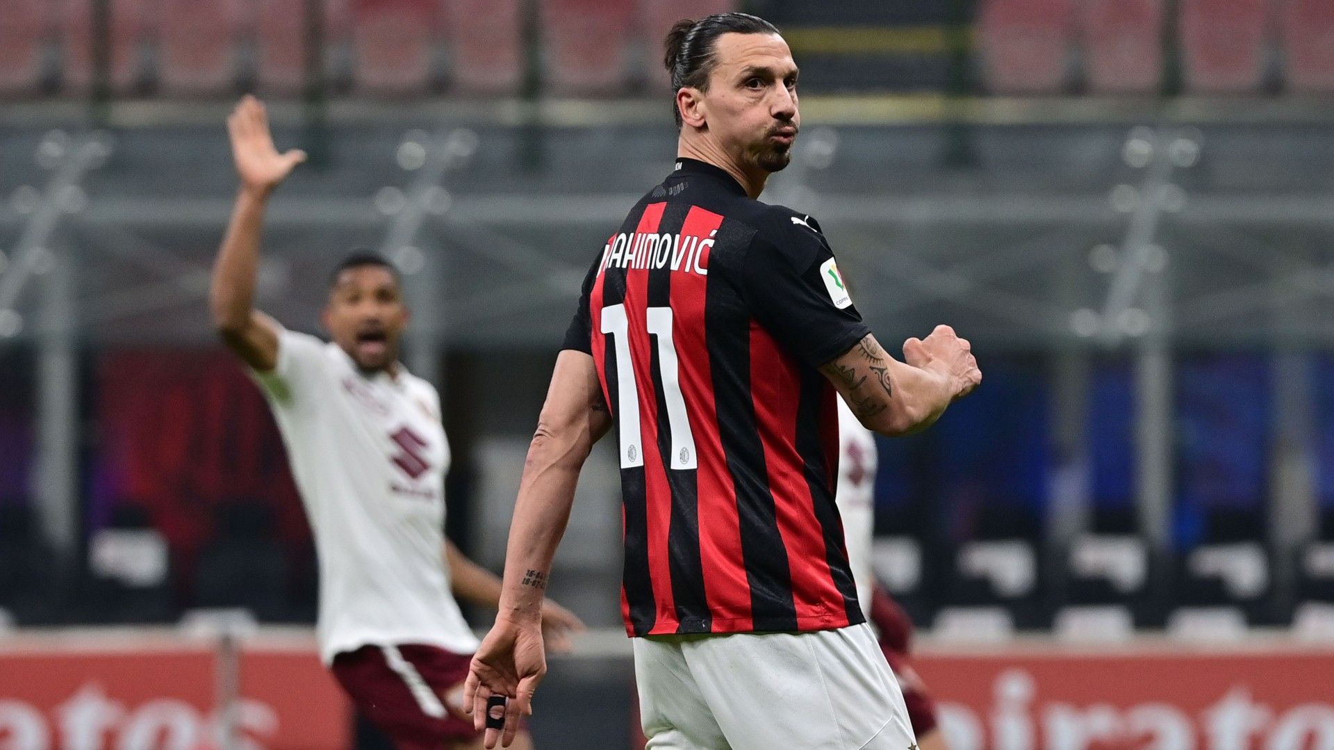 Zlatan Ibrahimovic Milan Torino Coppa Italia 12012021