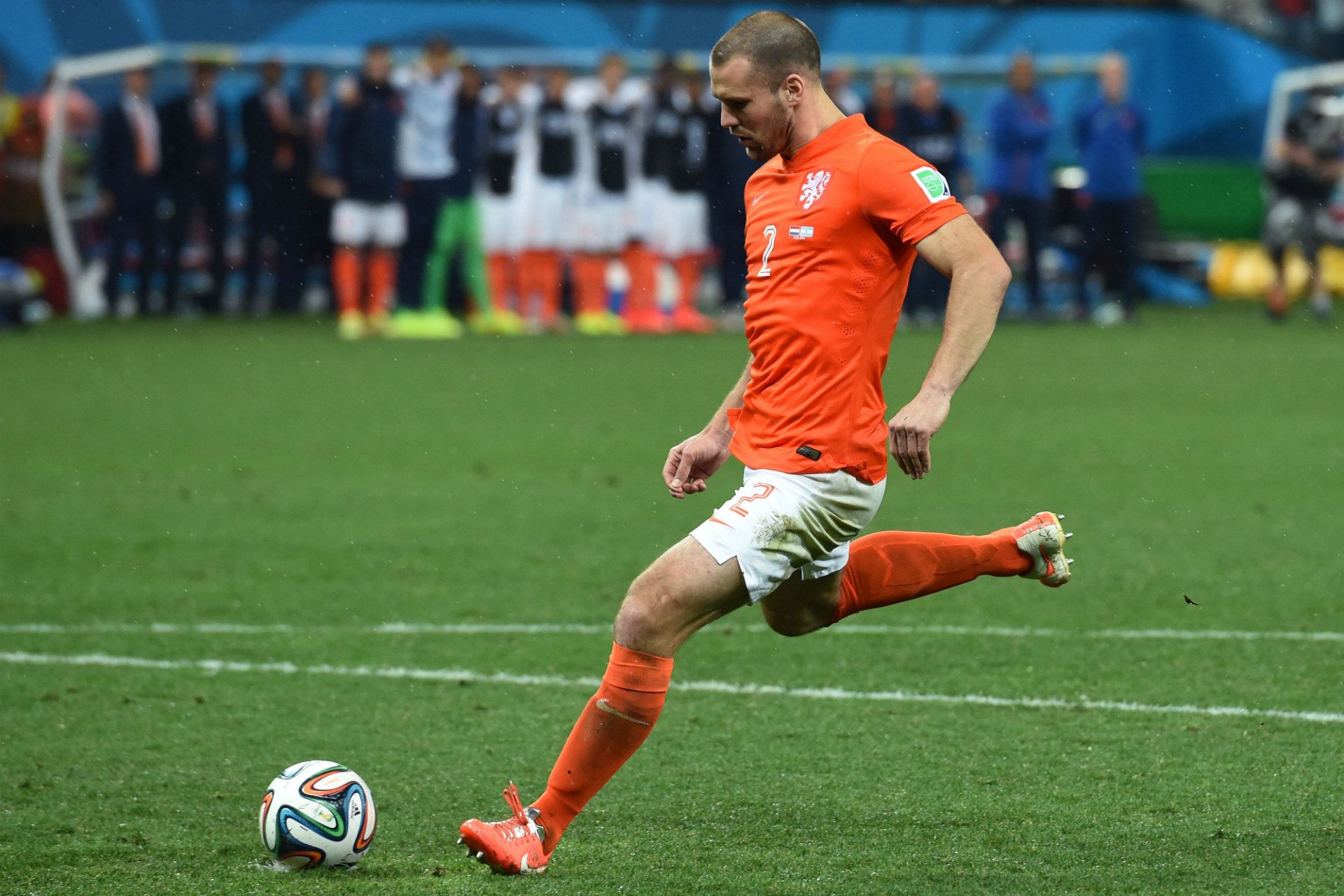 Ron Vlaar Argentina Netherlands FIFA World Cup 2014