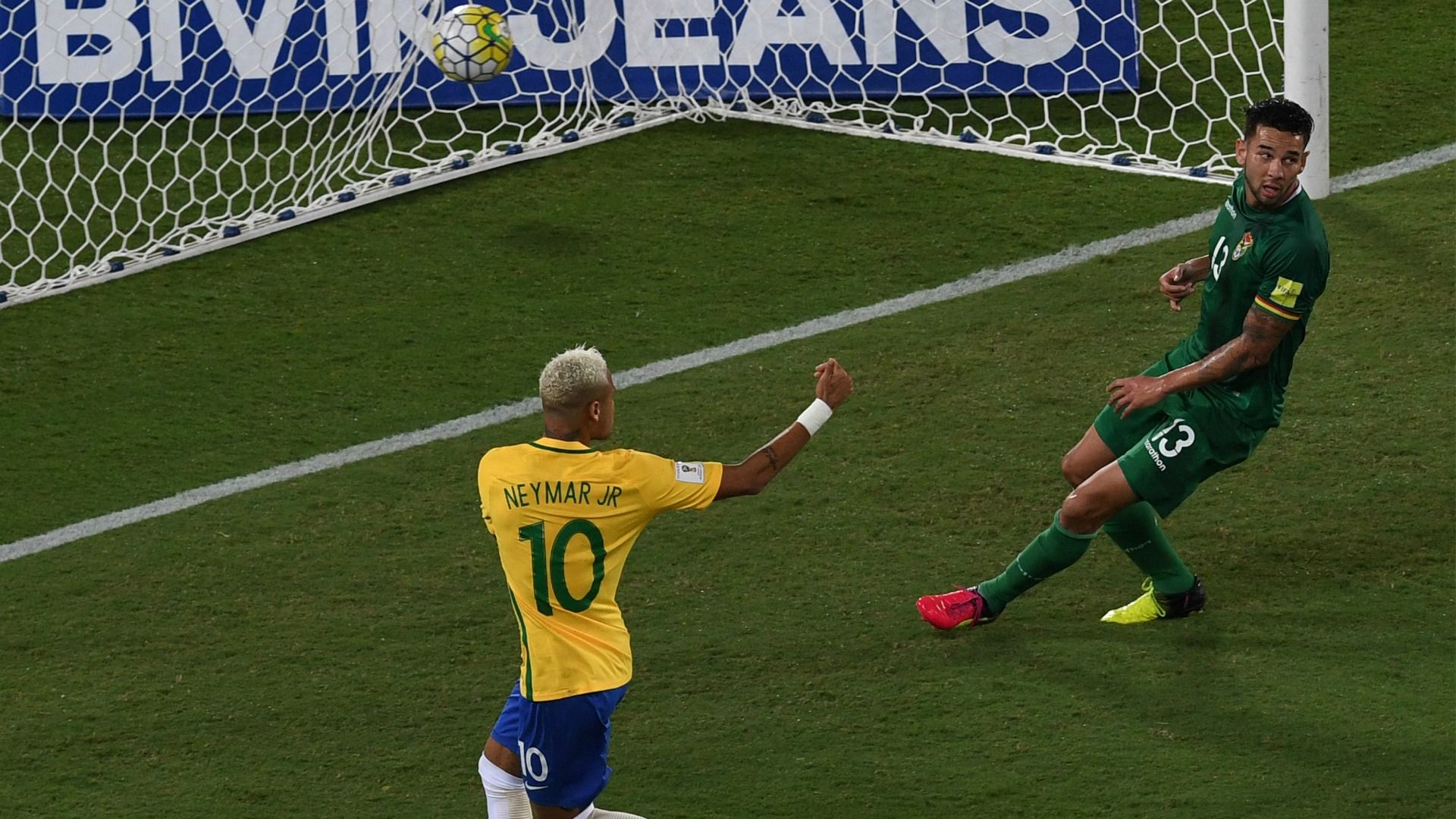 Neymar gol Brasil x Bolivia 061016