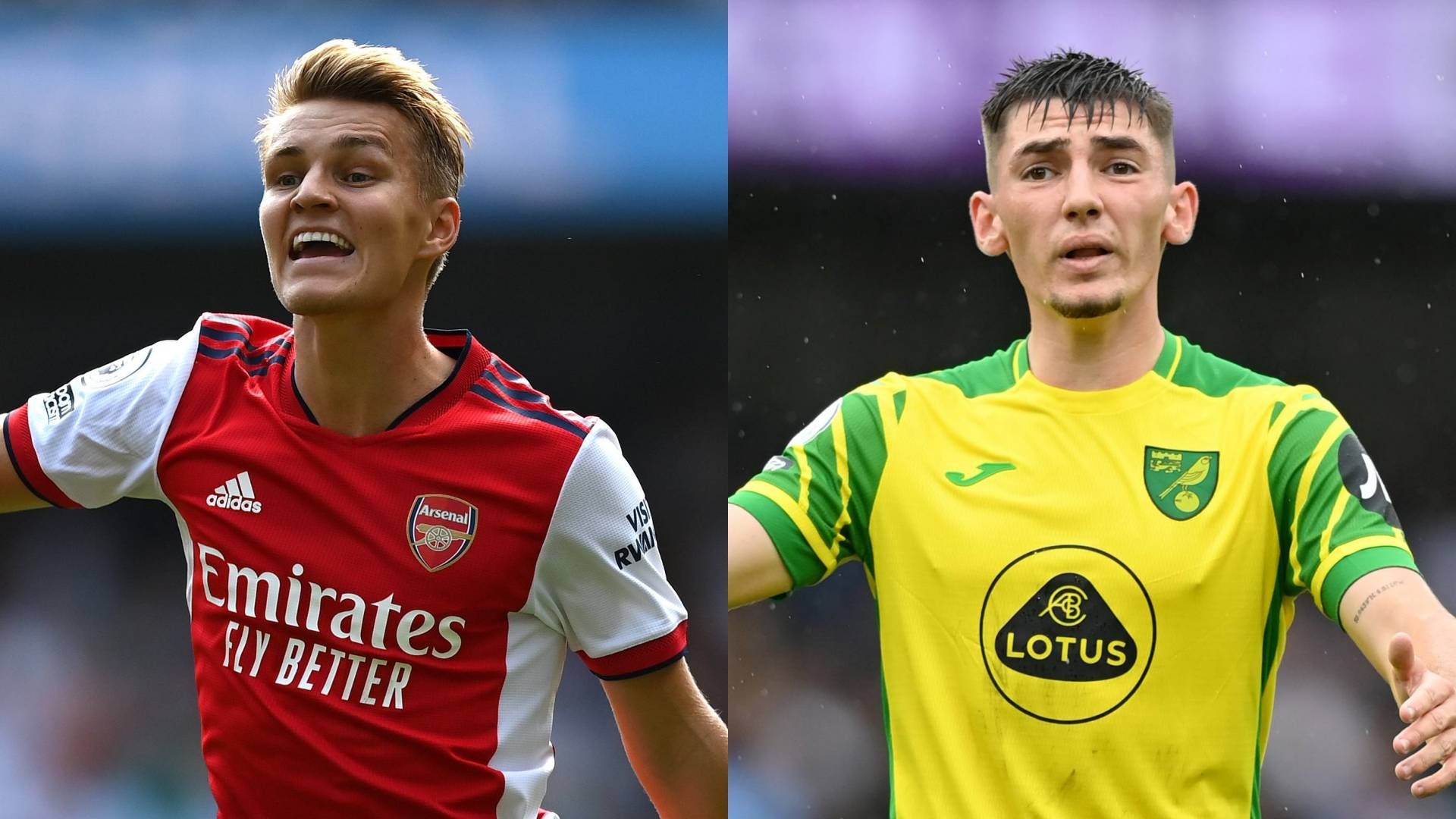 Martin Odegaard Arsenal Billy Gilmour Norwich