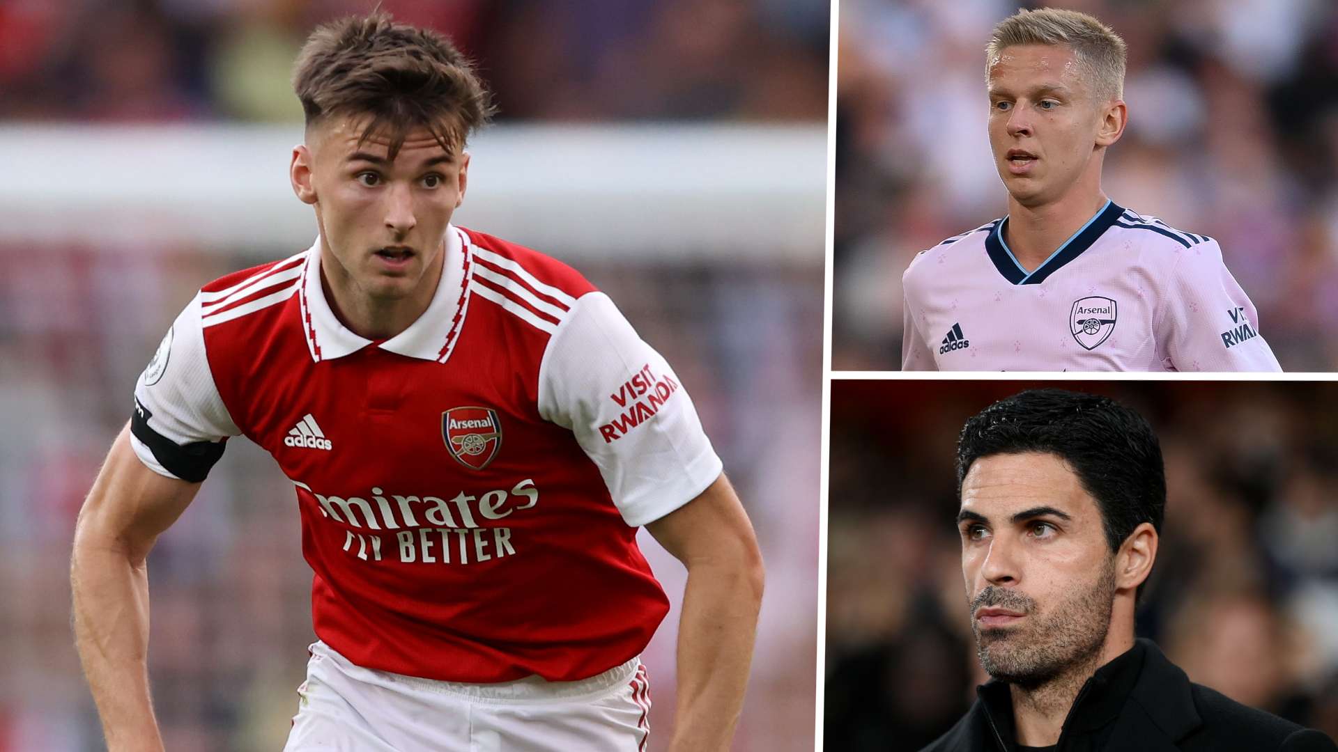 Tierney Zinchenko Arteta Arsenal