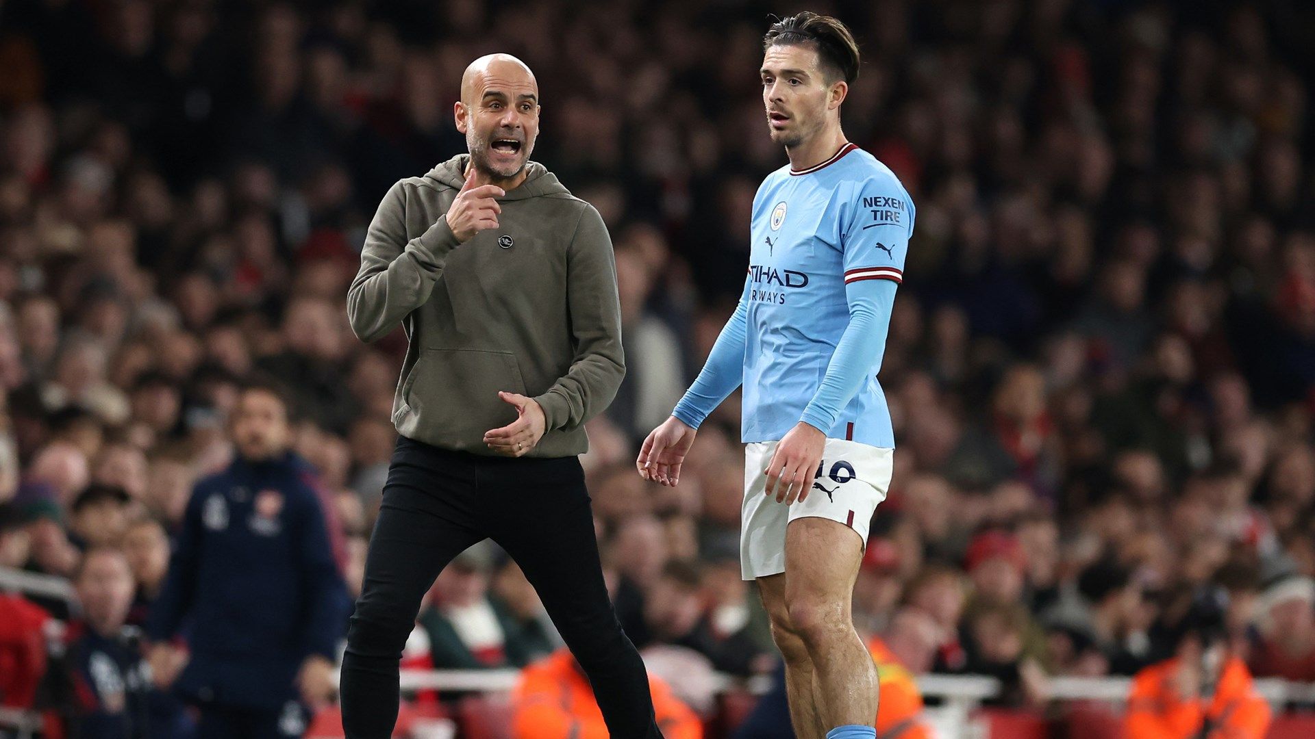 Pep Guardiola Jack Grealish