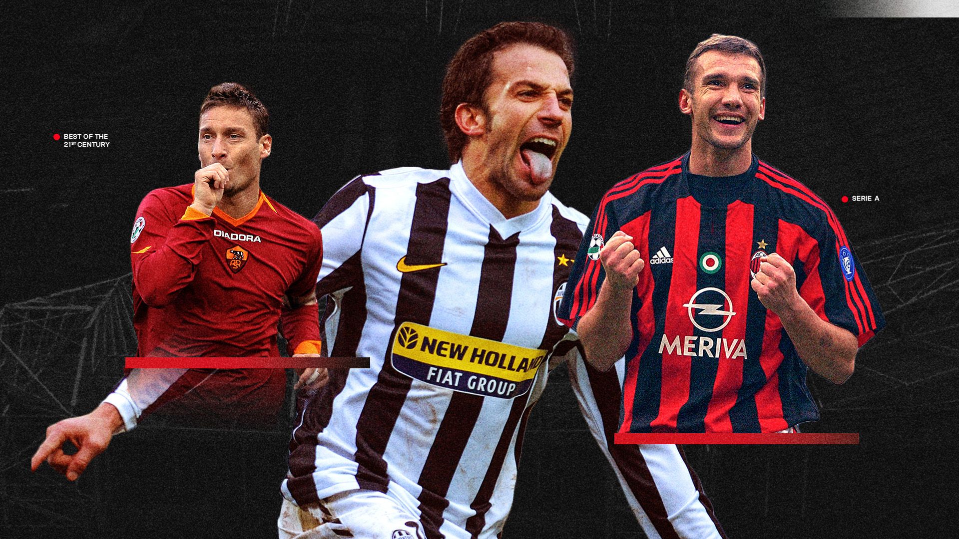 Andriy Shevchenko, Francesco Totti, Cristiano Ronaldo and the 25 best Serie A players of the 21st century so far – ranked | Goal.com Mexico