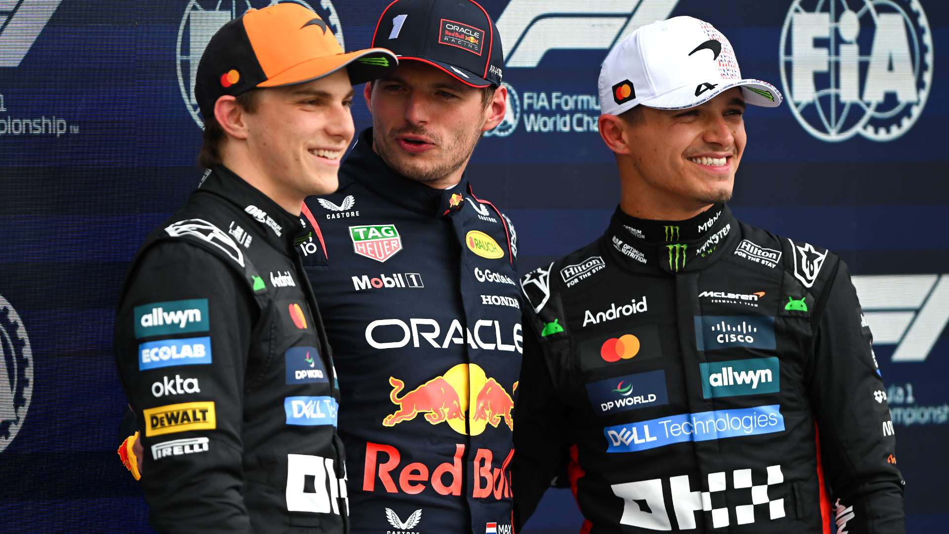 Verstappen Norris Piastri