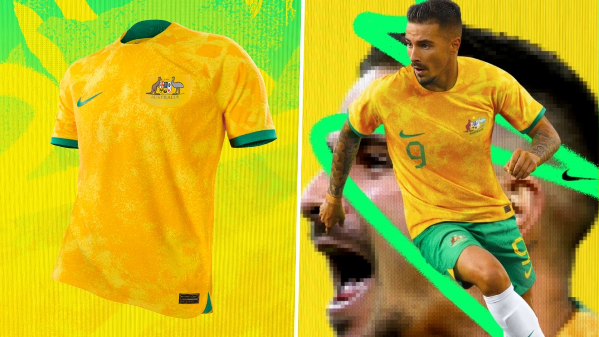 Australia home kit World Cup 2022