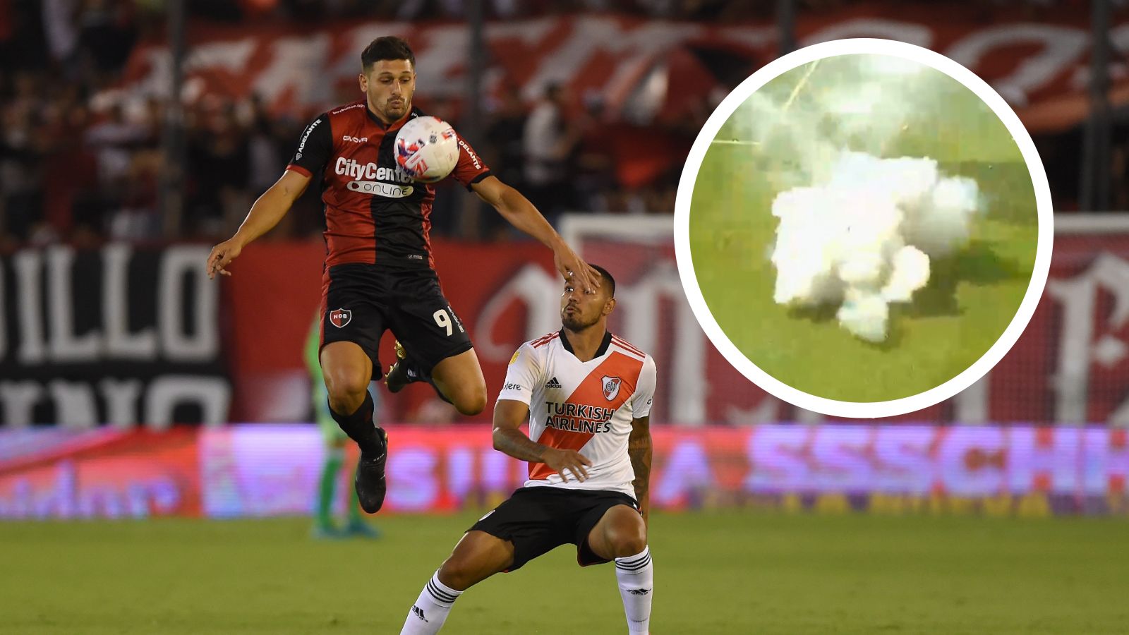 Newells Old Boys grenade