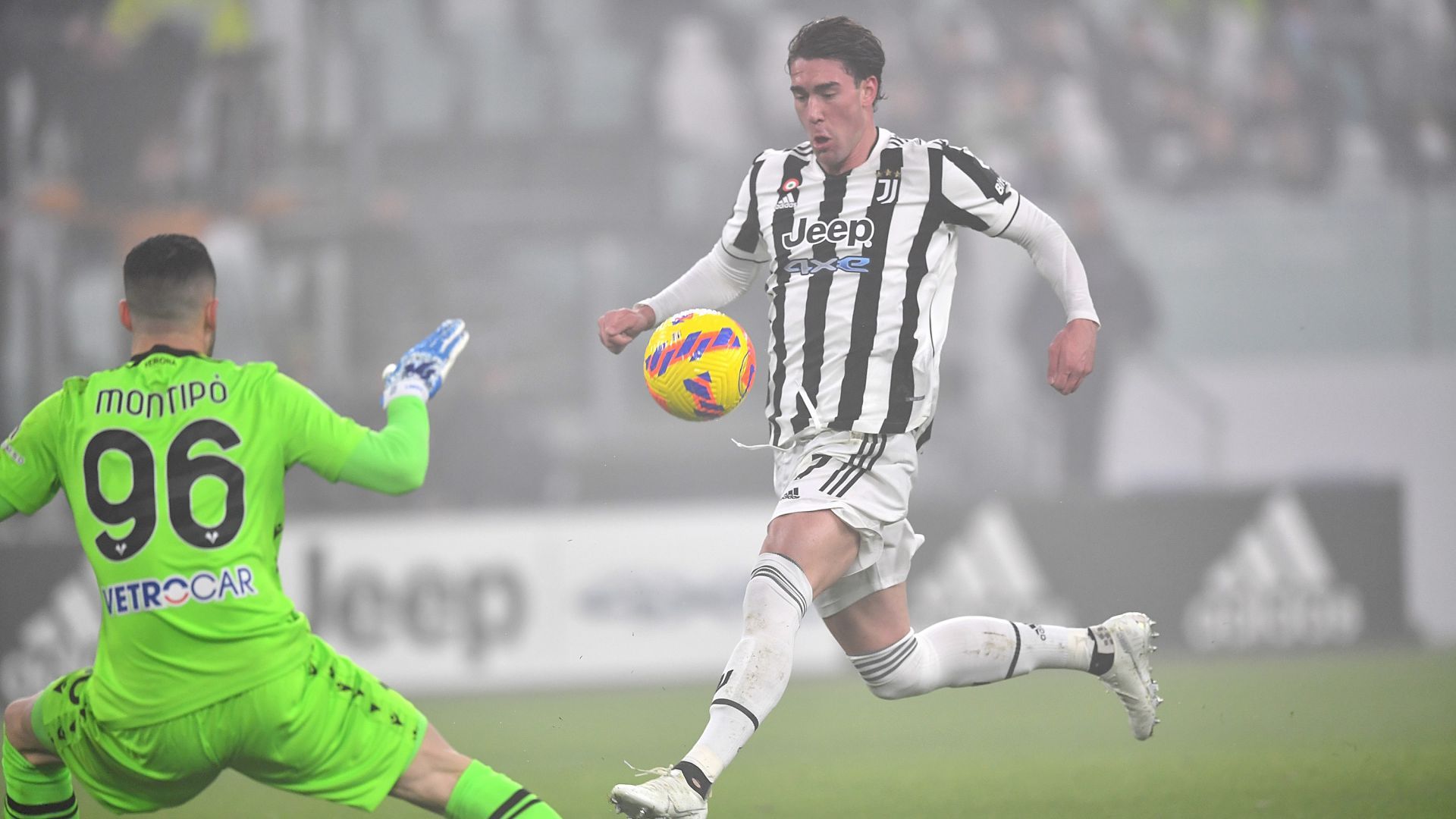 Dusan Vlahovic Juventus Verona Serie A