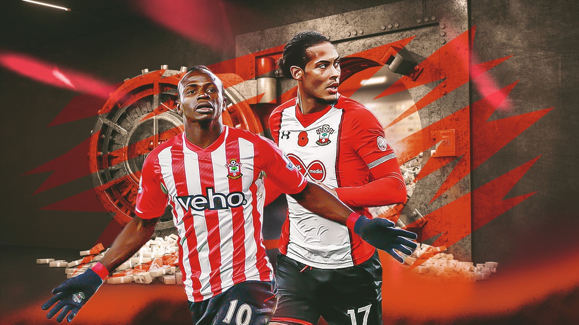 Van Dijk Mane Southampton