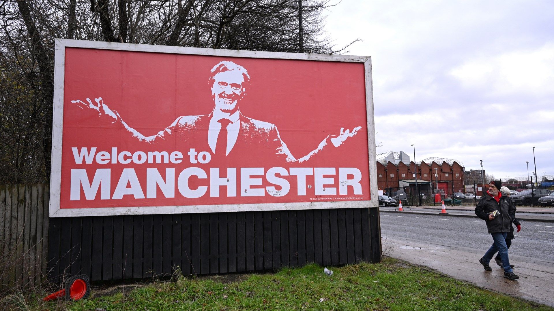 Jim Ratcliffe Welcome to Manchester poster