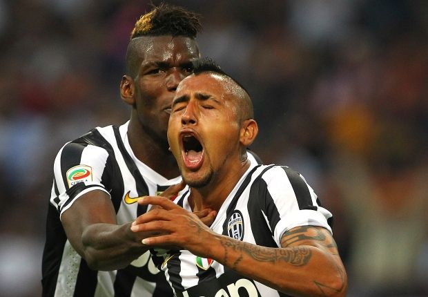 Paul Pogba Arturo Vidal - Juventus