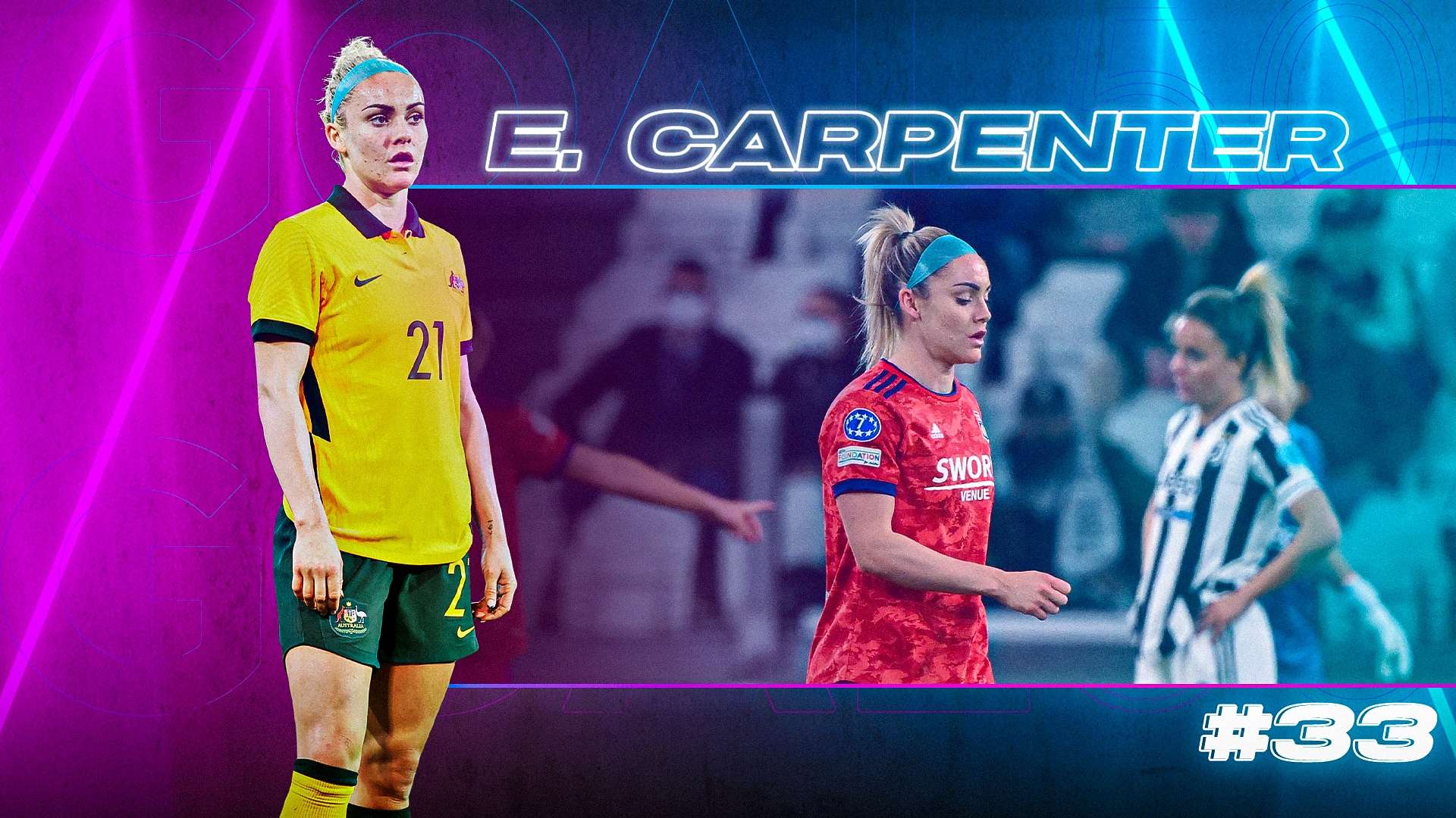 GOAL50 2022 Ellie Carpenter GFX Ranking
