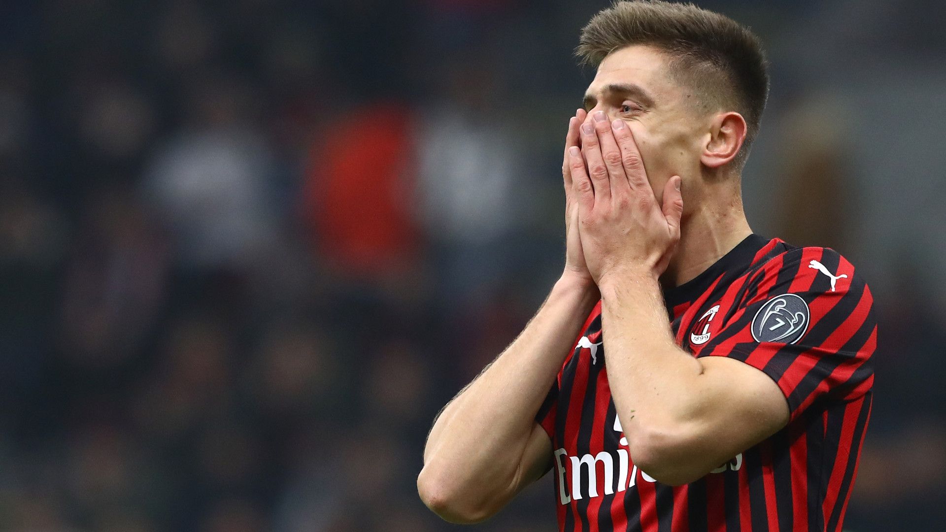 Piatek Milan Coppa Italia