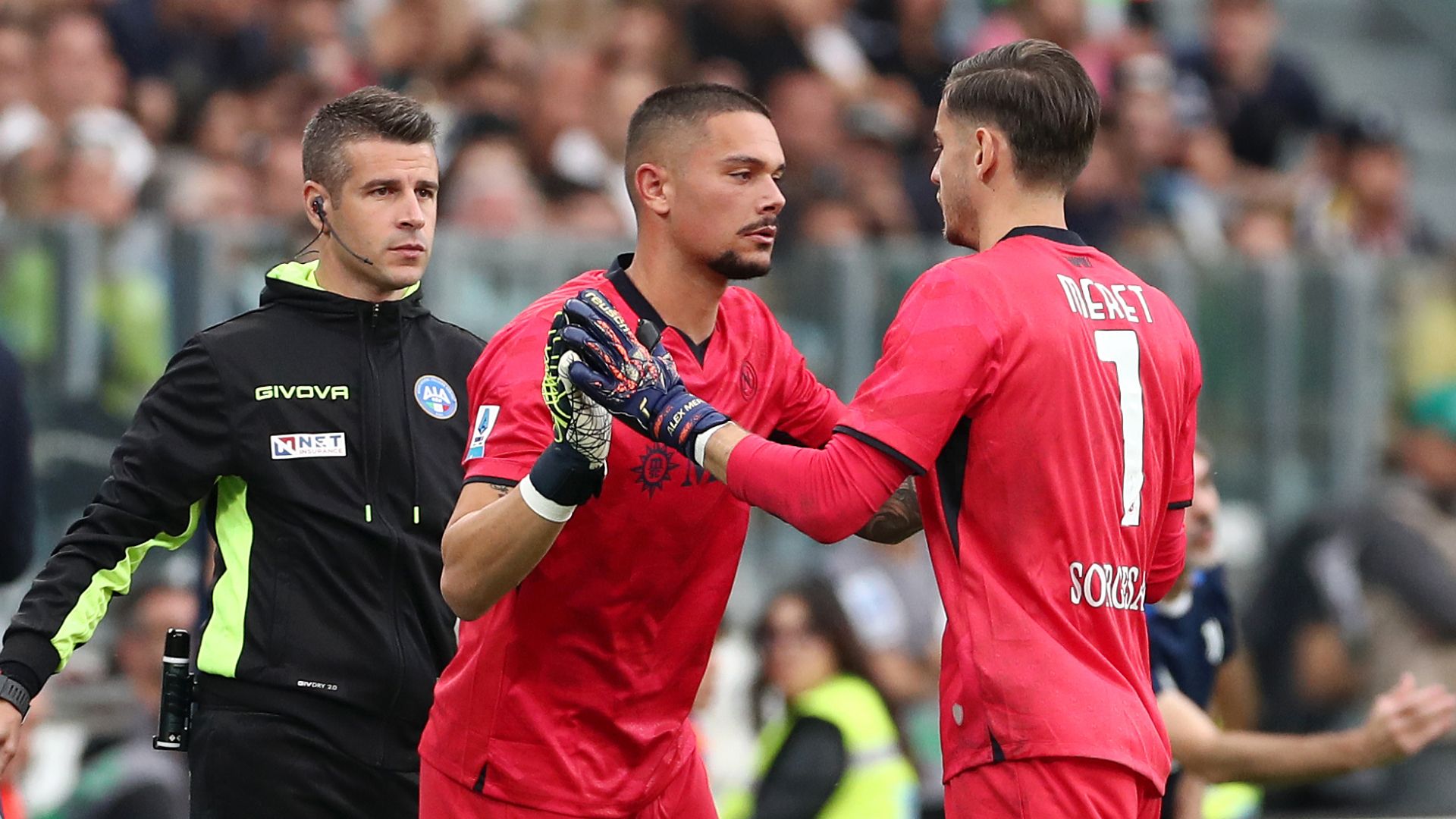 Caprile Meret Juventus Napoli