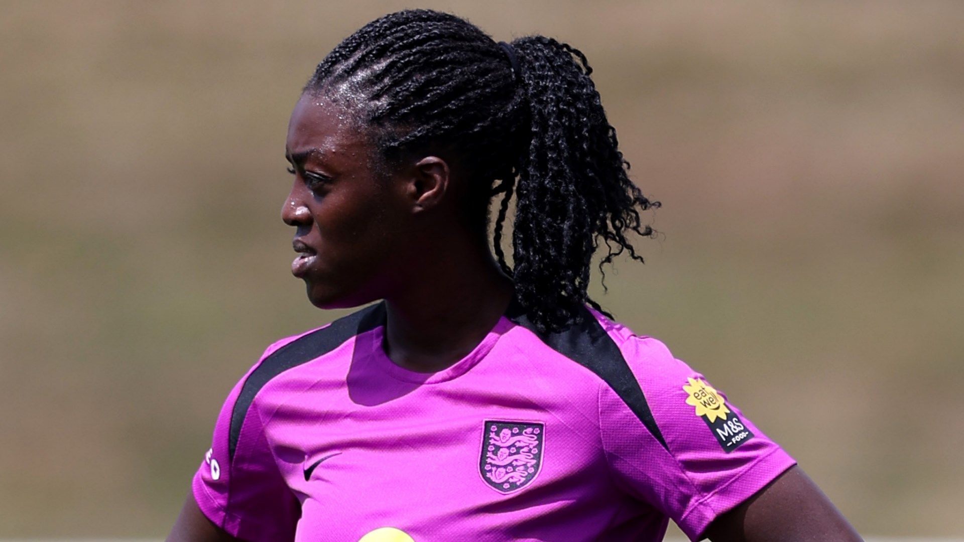 Michelle Agyemang England training 2025