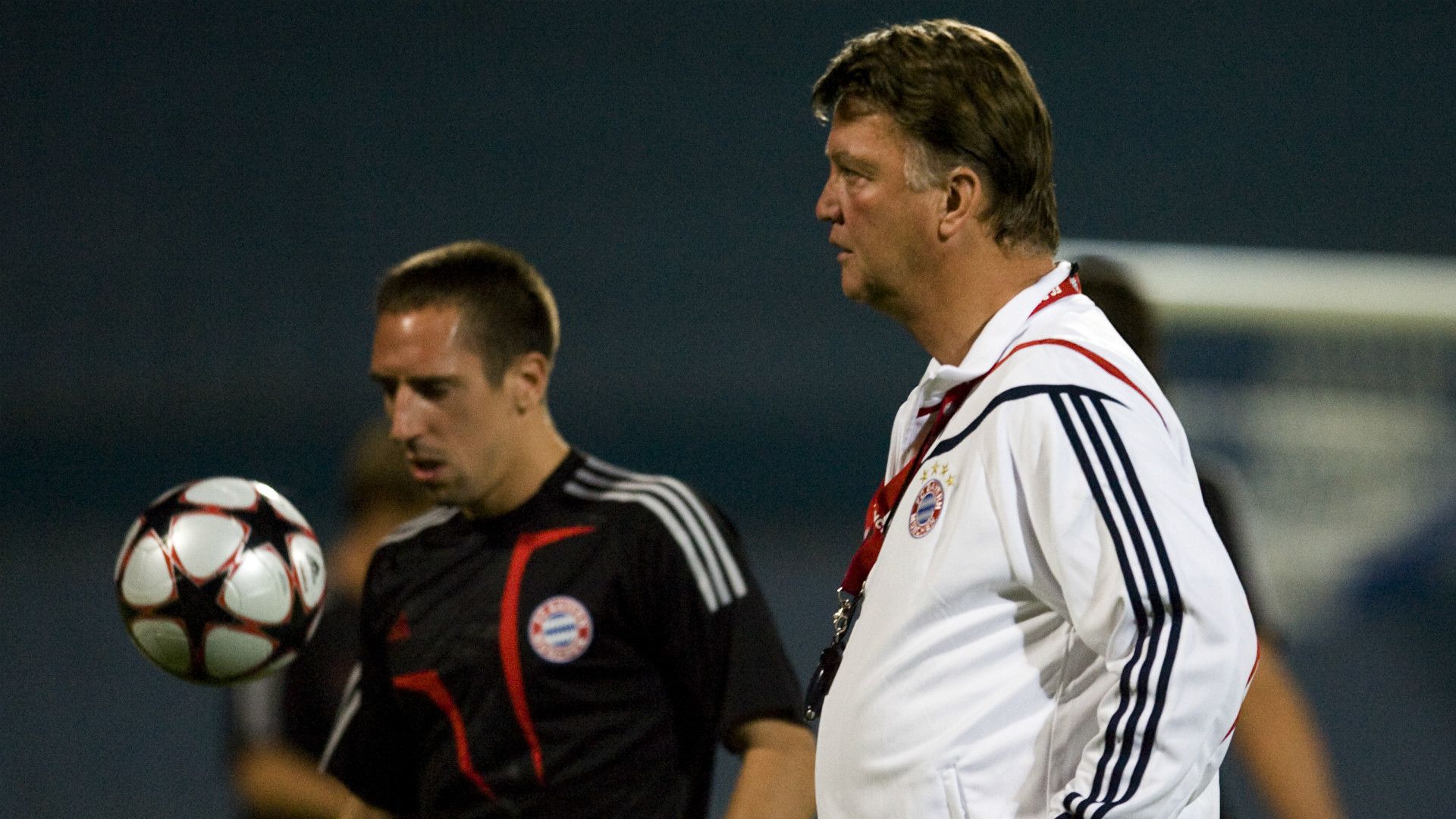 Franck Ribery, Louis van Gaal | Bayern Munich | Bundesliga