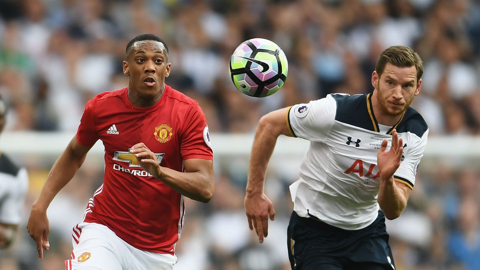Anthony Martial Manchester United Jan Vertonghen Tottenham