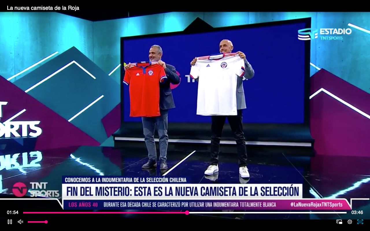 Selección chilena camiseta 2021