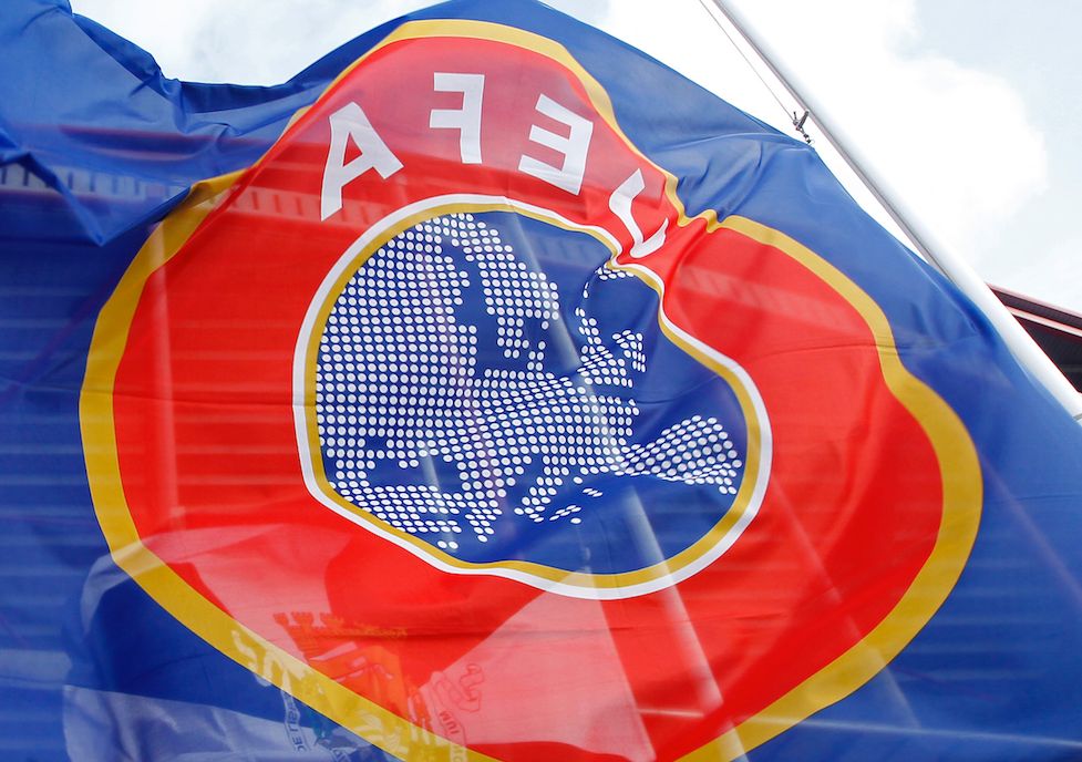 UEFA logo, UEFA flag