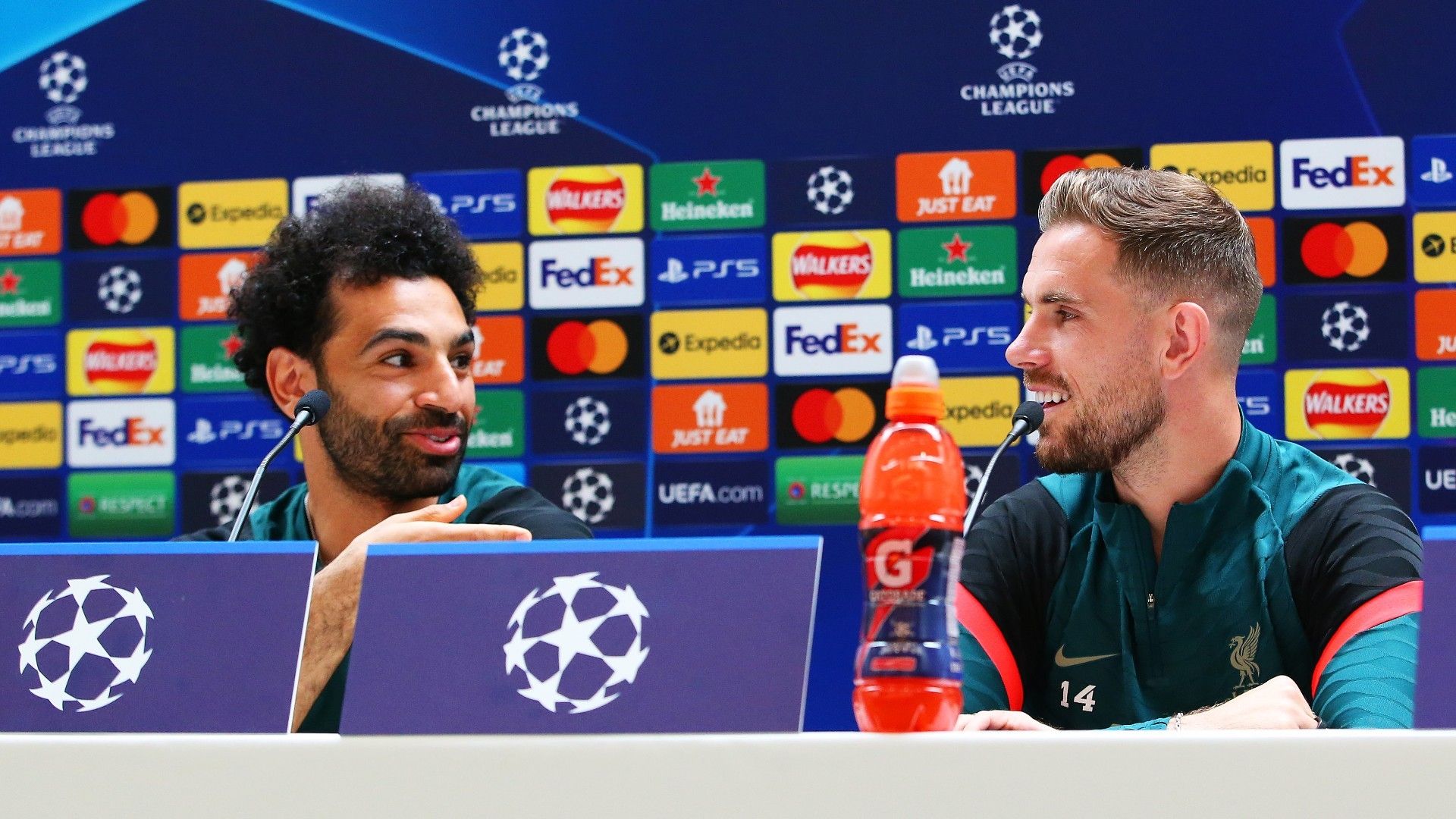 Salah Henderson Liverpool press conference
