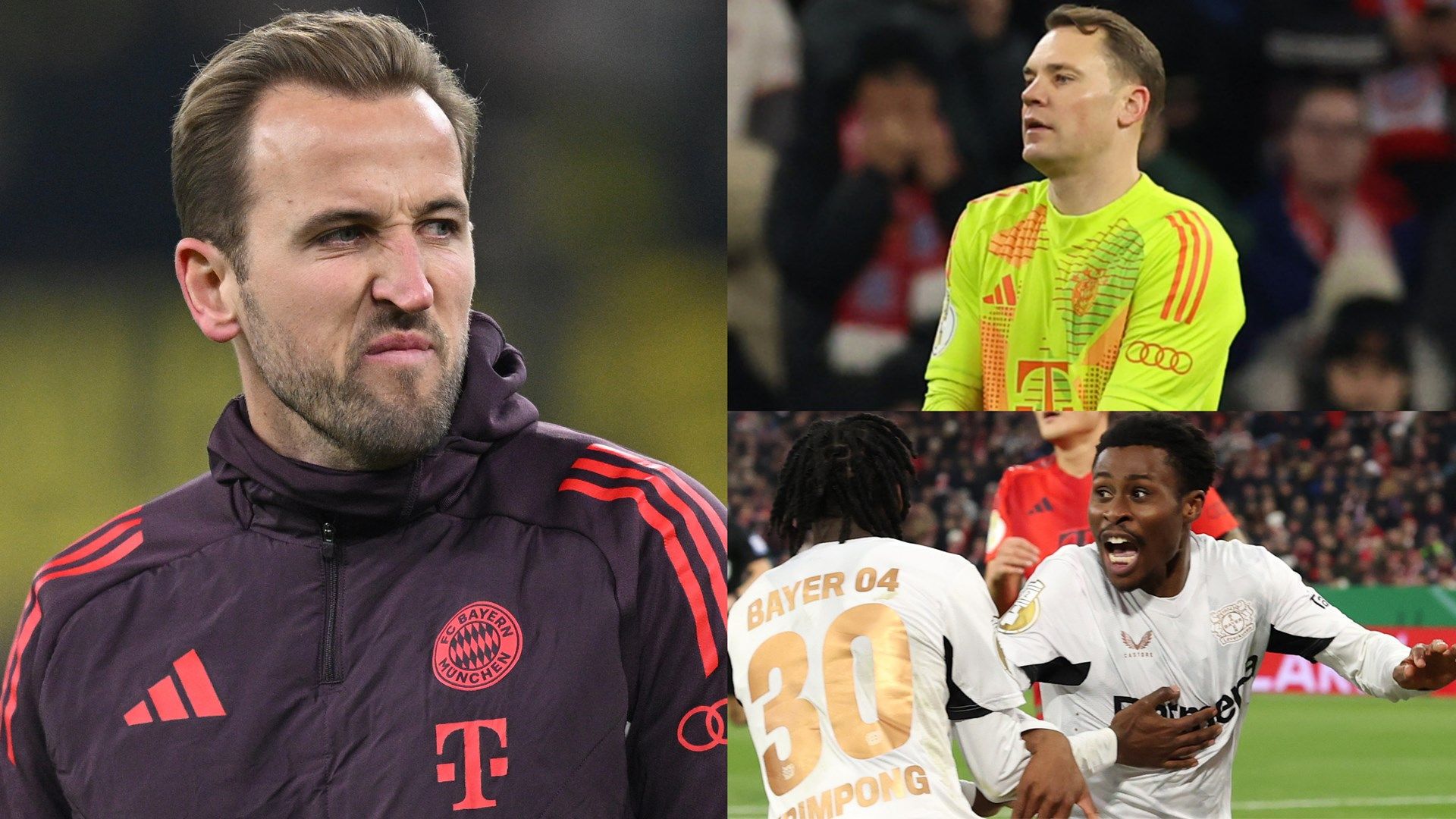 Harry Kane Manuel Neuer Bayer Leverkusen