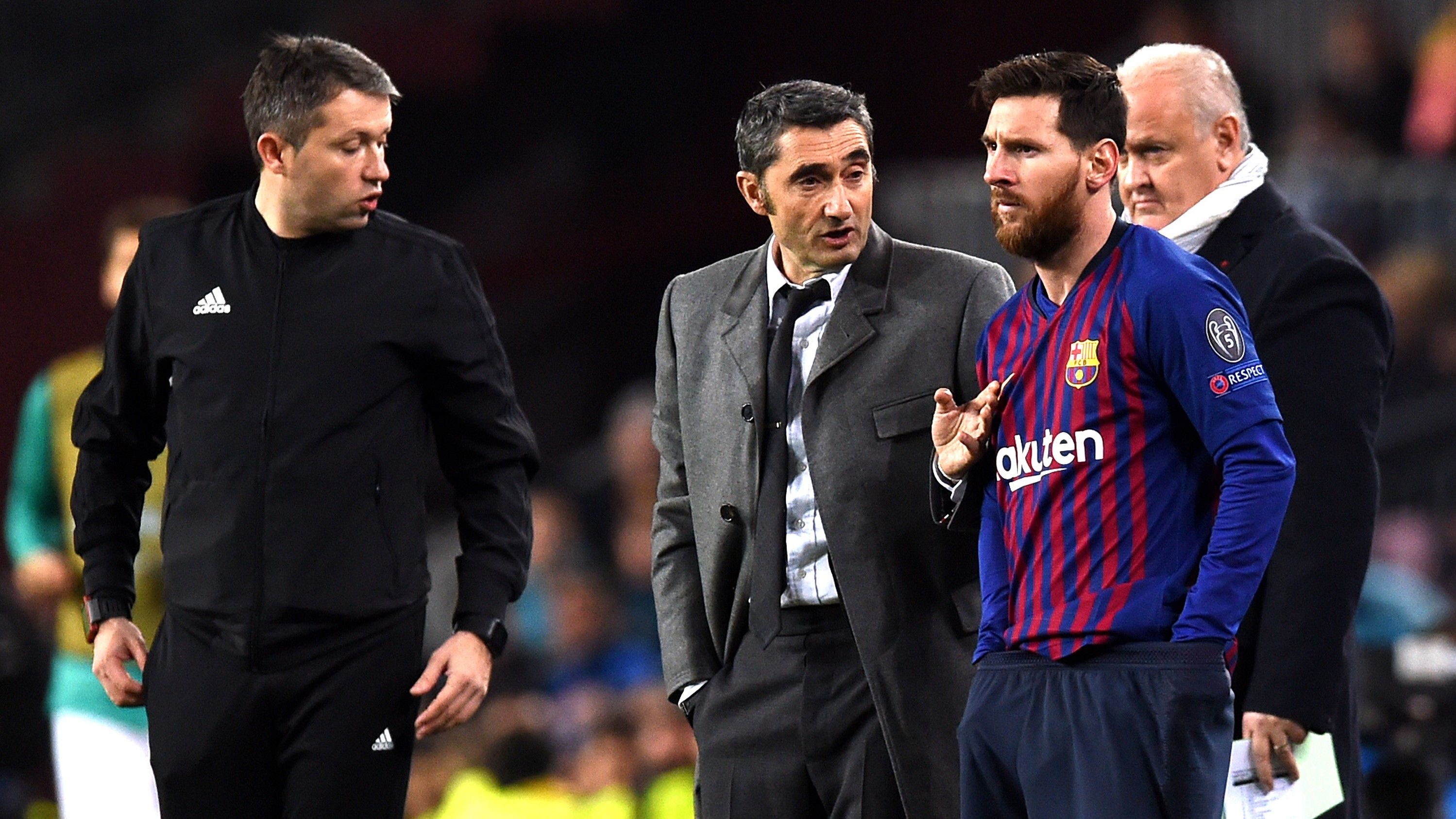 Lionel Messi Ernesto Valverde Barcelona Tottenham UCL 11122018