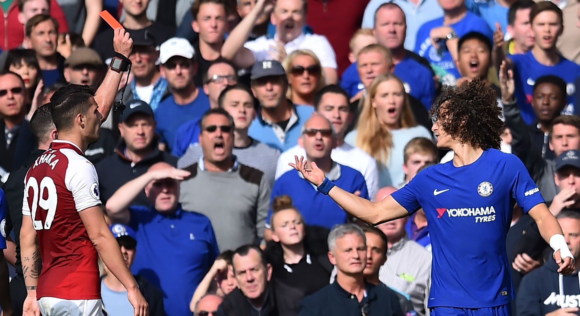 David Luiz Chelsea Arsenal