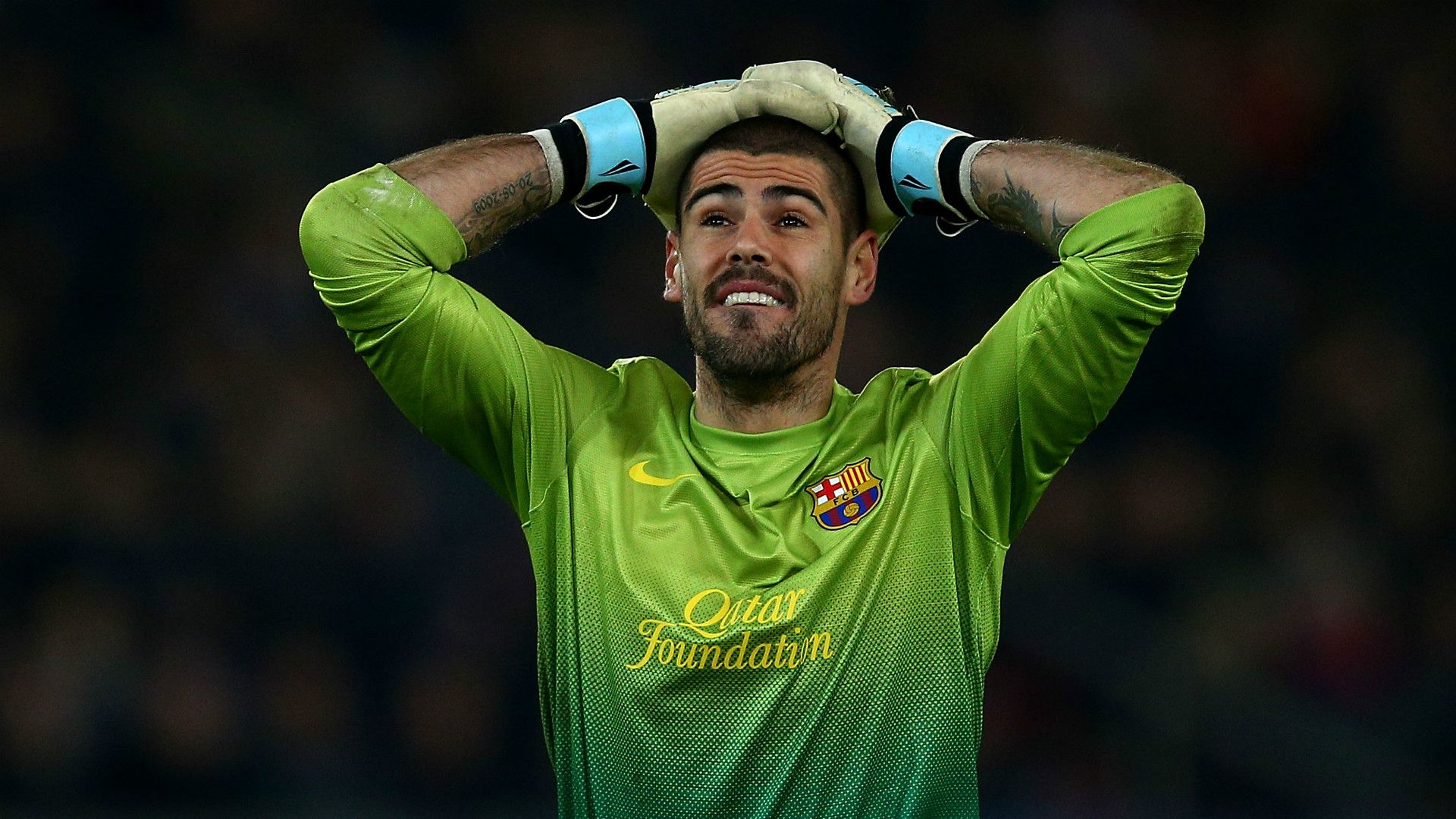 Valdes PSG Barcelona Champions League 04022013