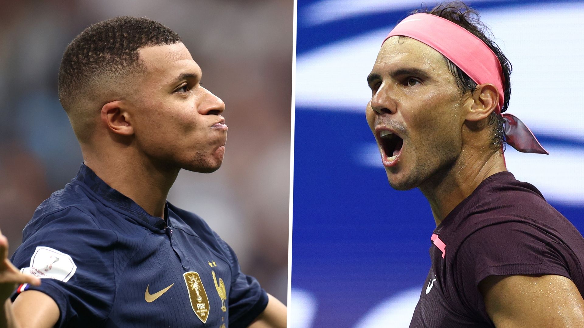 Kylian Mbappe Rafa Nadal
