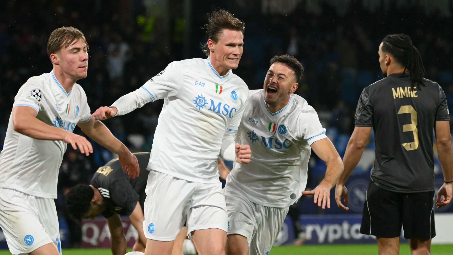 Scott McTominay Napoli Qarabag Champions League