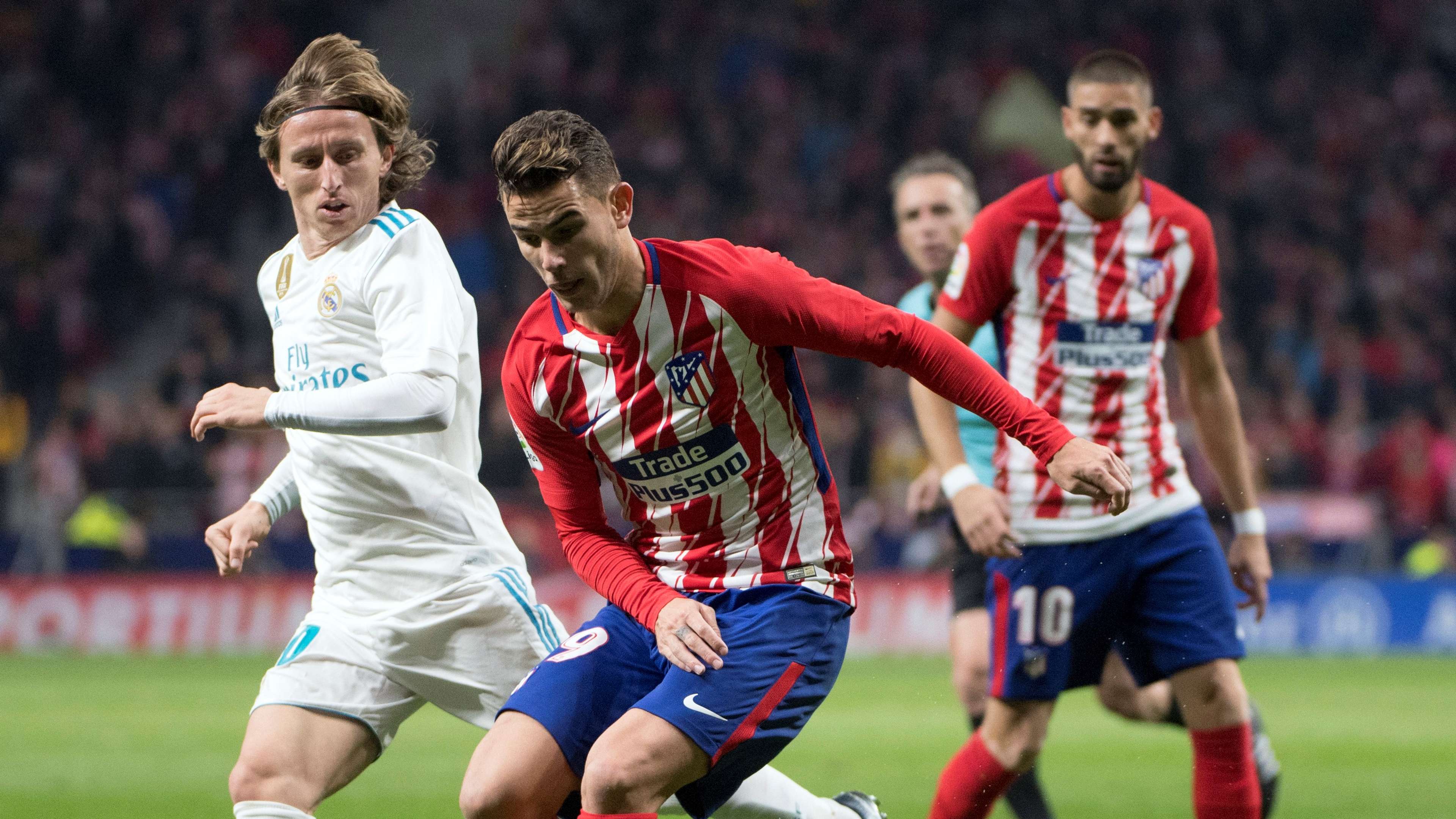 Lucas Hernandez Luka Modric Atletico Real Madrid LaLiga 18112017