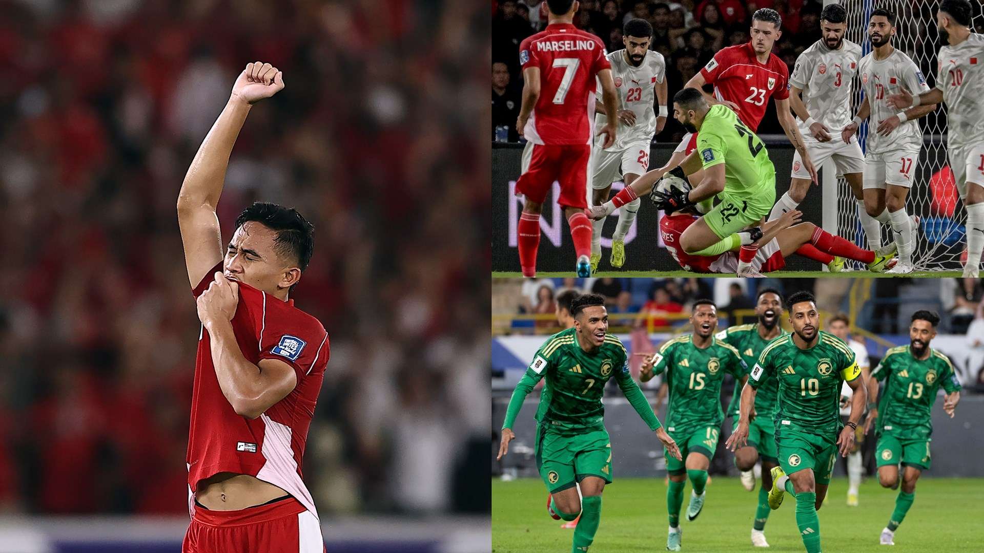 Indonesia Bahrain Saudi KSA FIFA World Cup Asian qualifiers