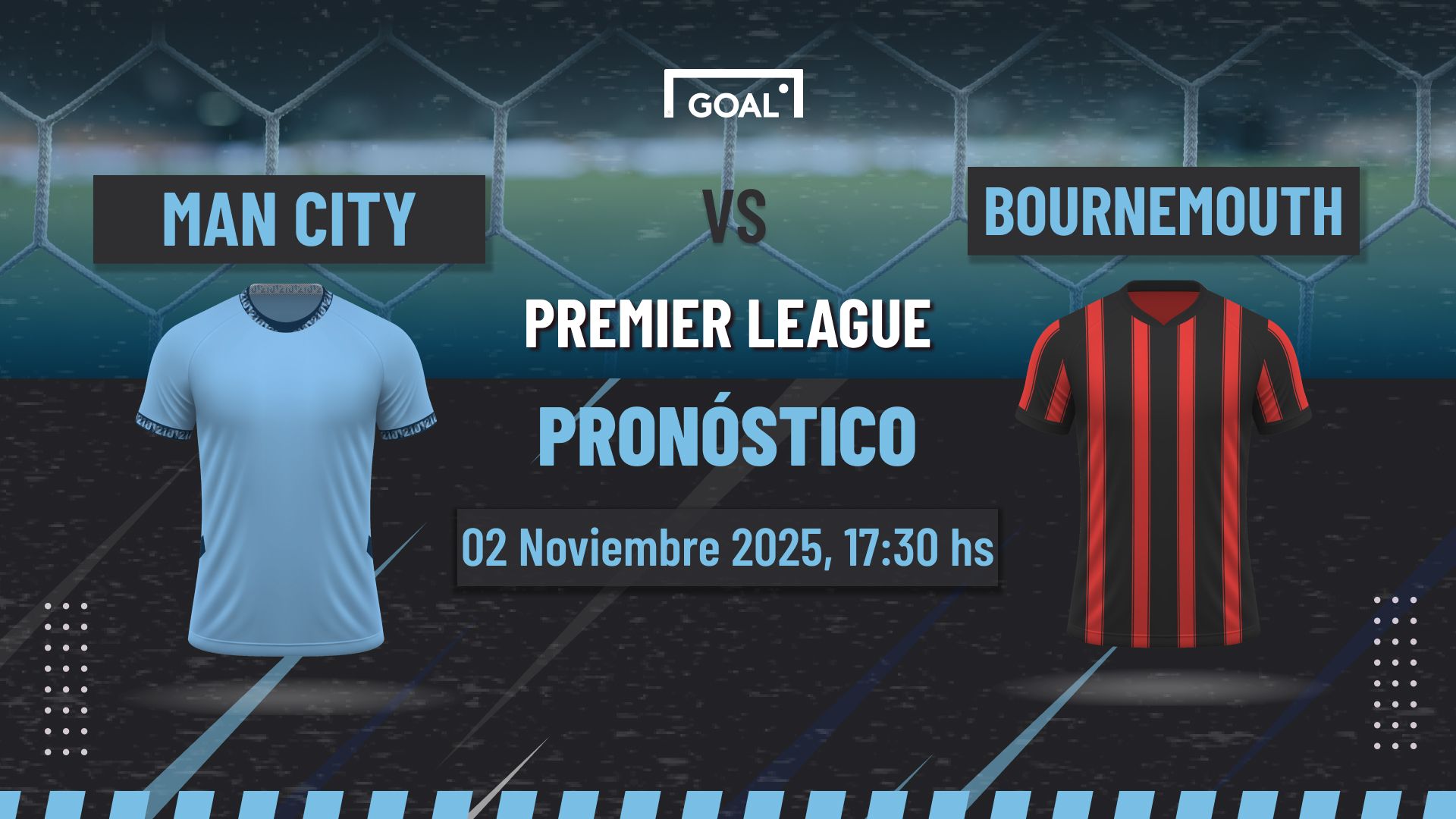 Manchester City vs Bournemouth Pronóstico y Apuestas Premier League | 02/11/25
