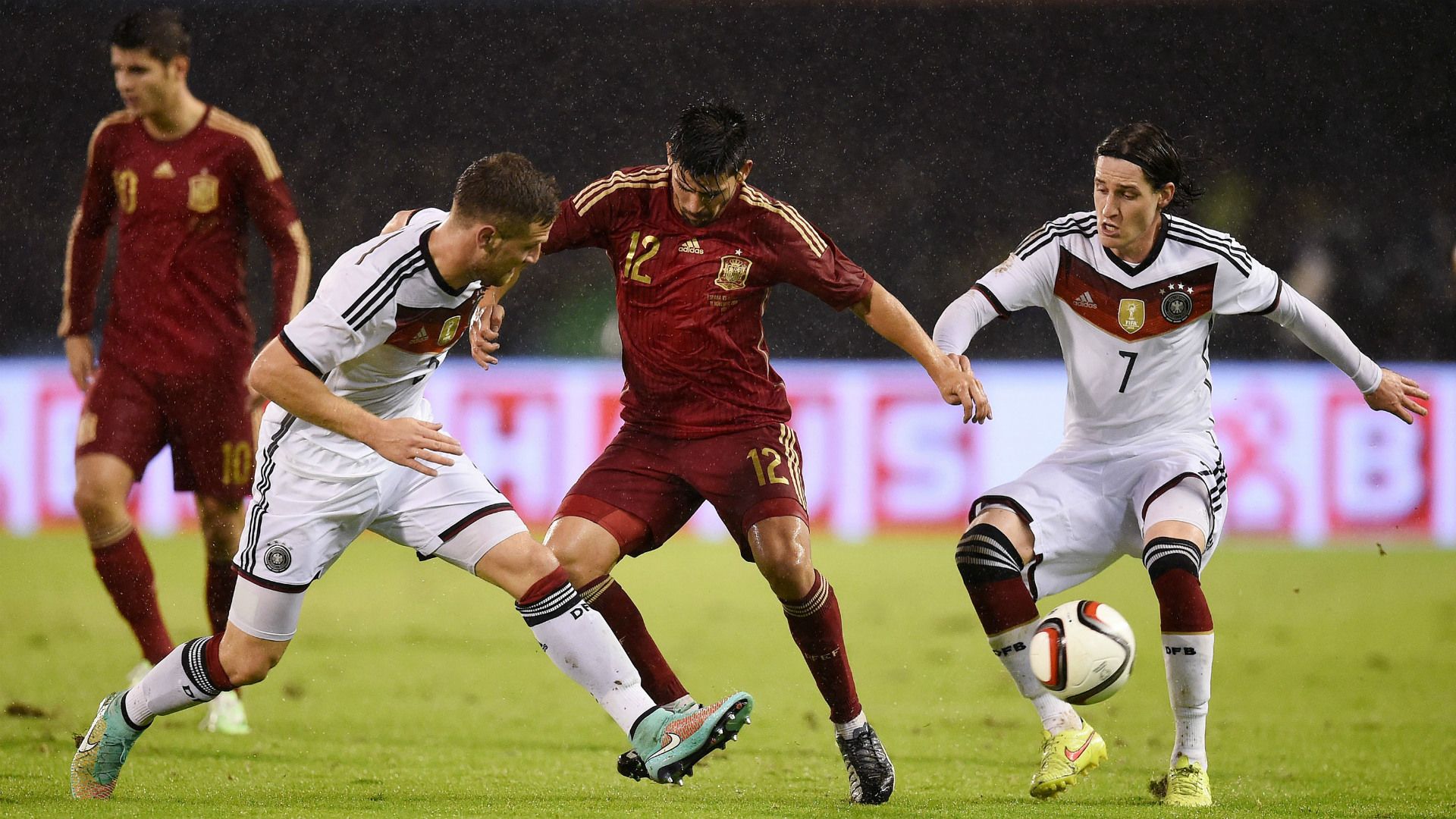 Shkodran Mustafi Nolito Sebastian Rudy Spain Germany International Friendly 11182014