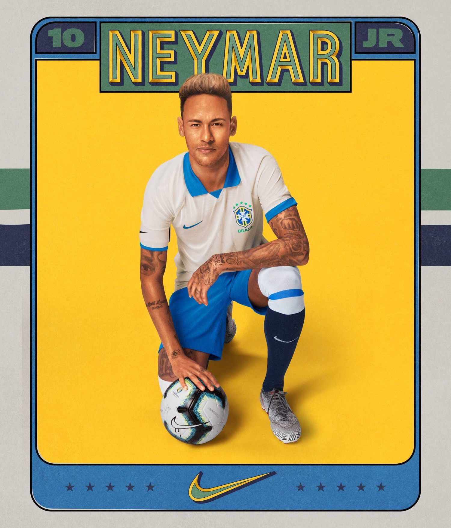 BODY ONLY Neymar Brasil novo uniforme 2019