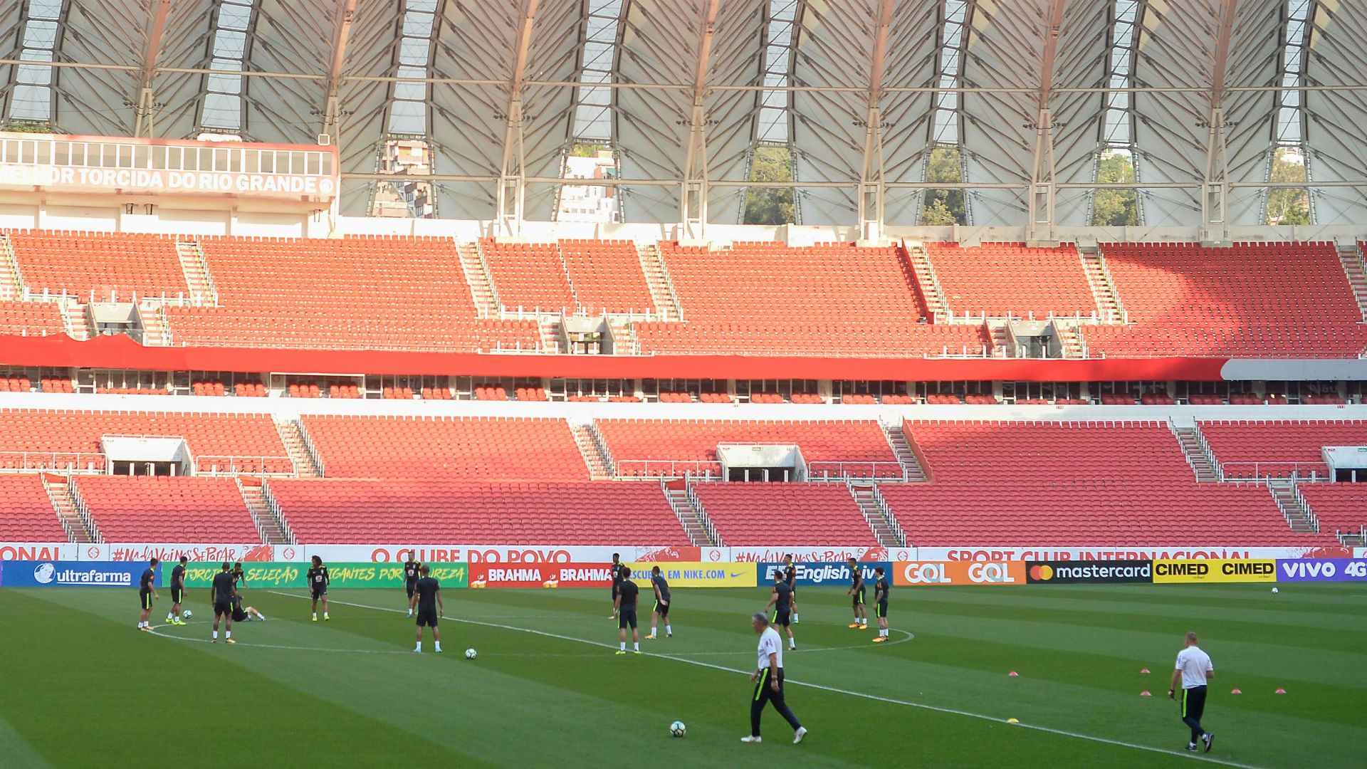 Seeção Brasil treino Beira-Rio Tite 29 08 2017